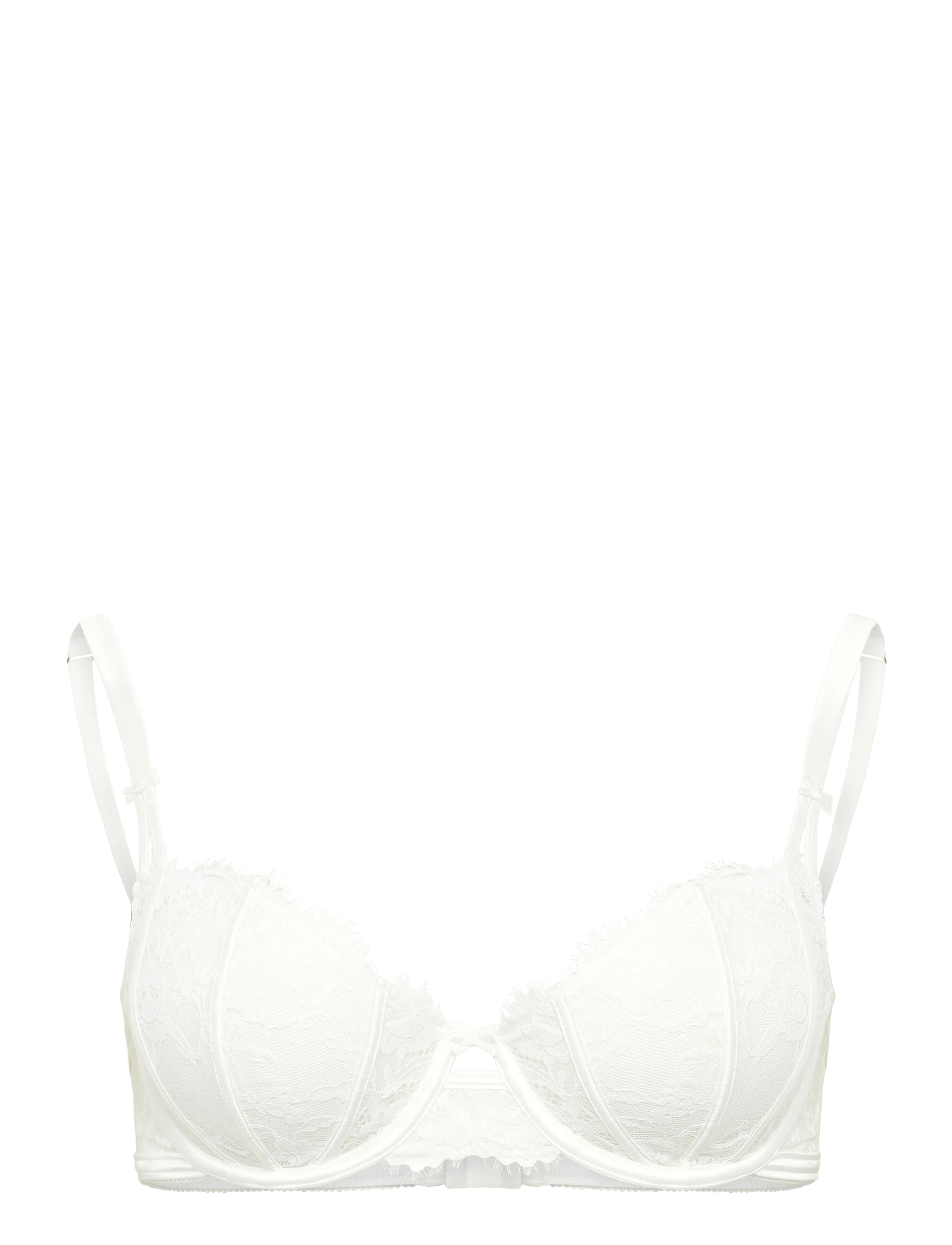 Etam Beloved Classic Bra, 90, Bras & Oberteile, Weiß - Balconette Bras, Frauen