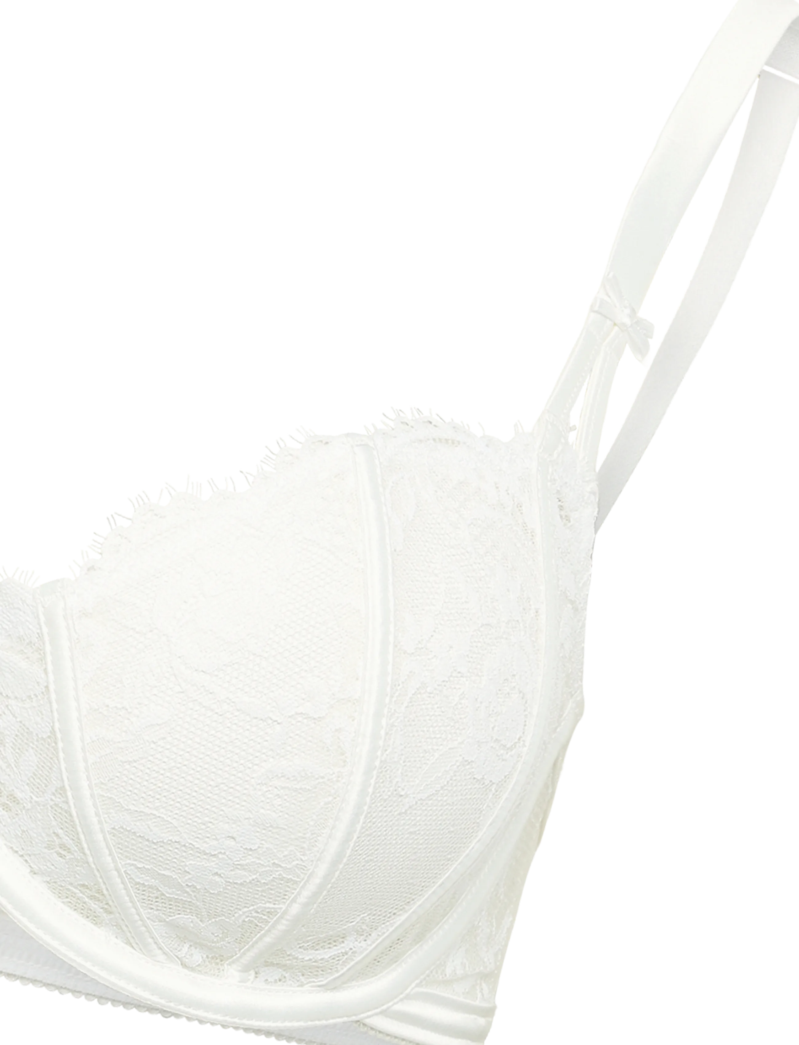 Etam - BELOVED - CLASSIC BRA - balconette bras - white - 2