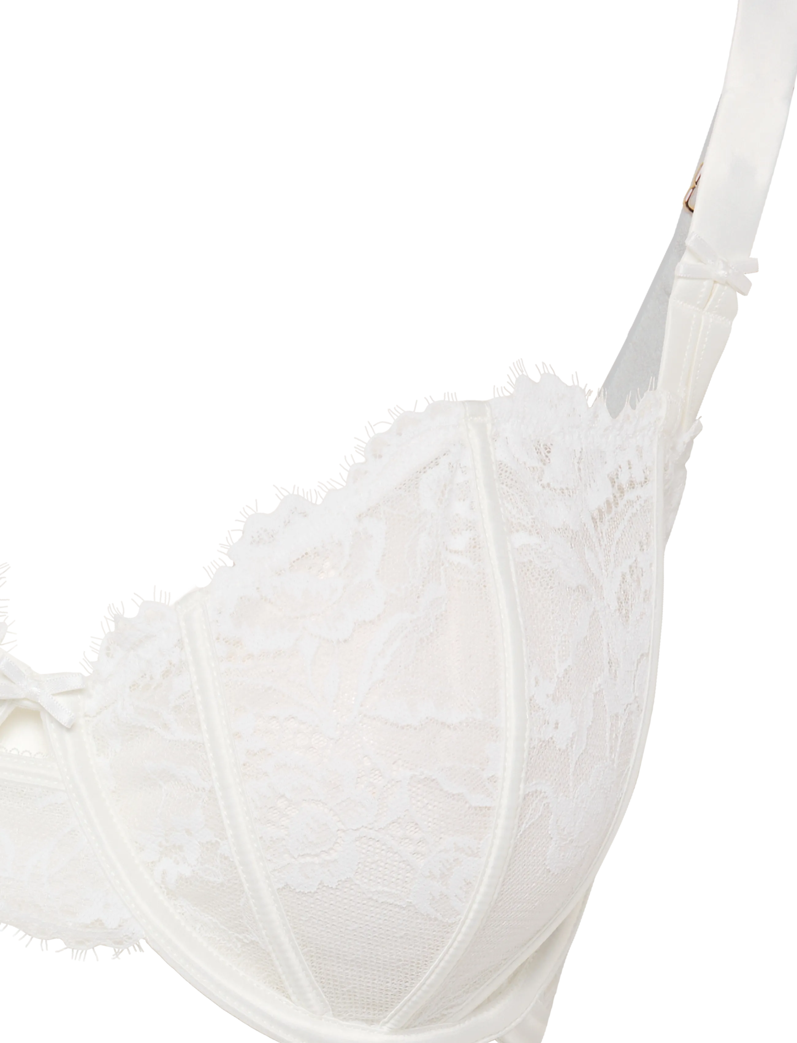 Etam - BELOVED - CLASSIC BRA - balconette bh:ar - white - 2