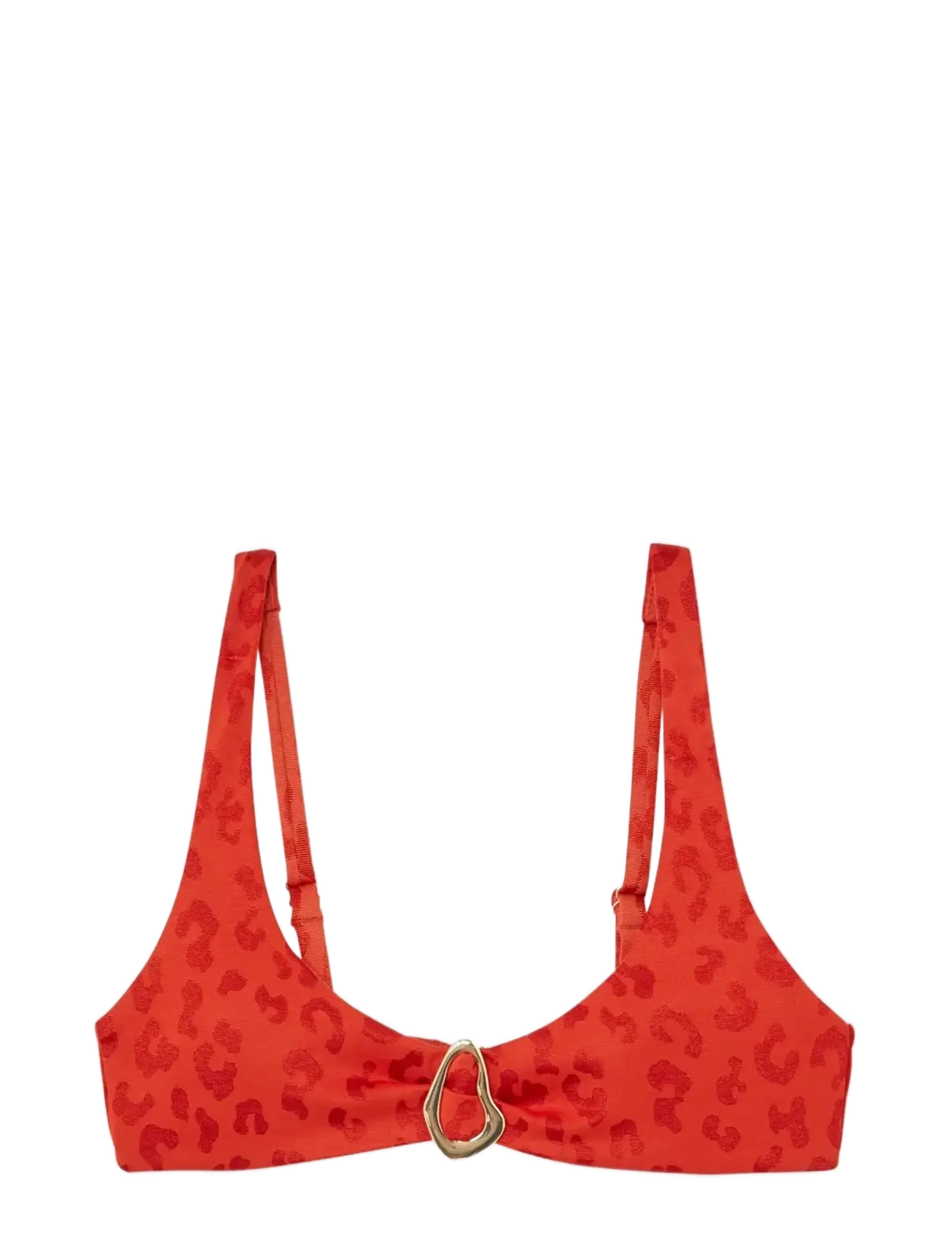 Etam ZEPHIRA - WIRELESS TRIANGLE BRA - Maillots de bain - ORANGE / orange