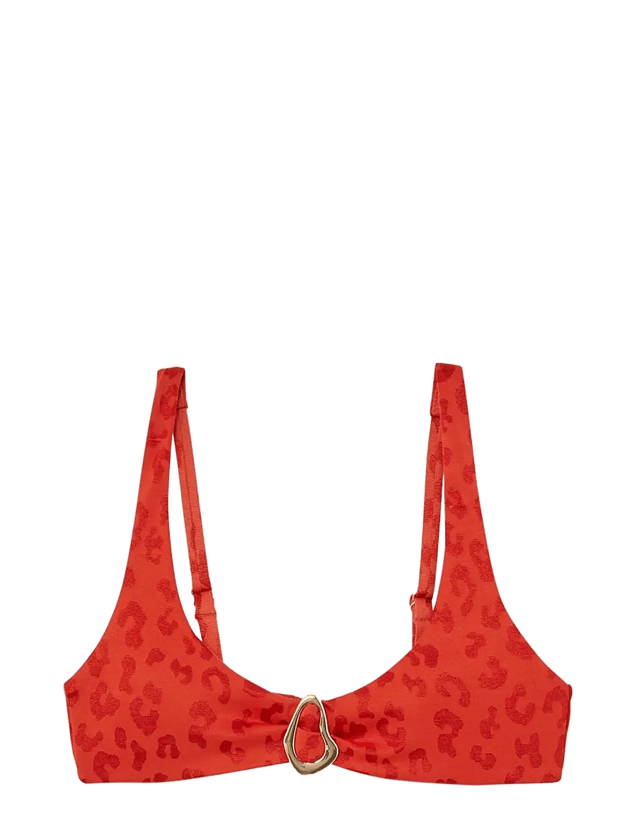 Etam - ZEPHIRA - WIRELESS TRIANGLE BRA - trójkątny stanik bikini - orange - 1