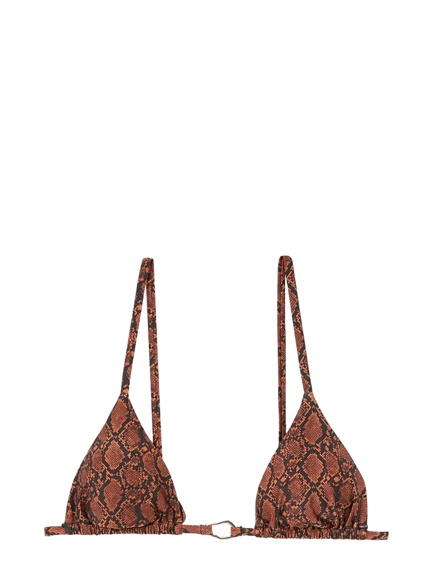 Etam - ZEPHIRO - WIRELESS TRIANGLE BRA - kolmiobikinit - brown - 1