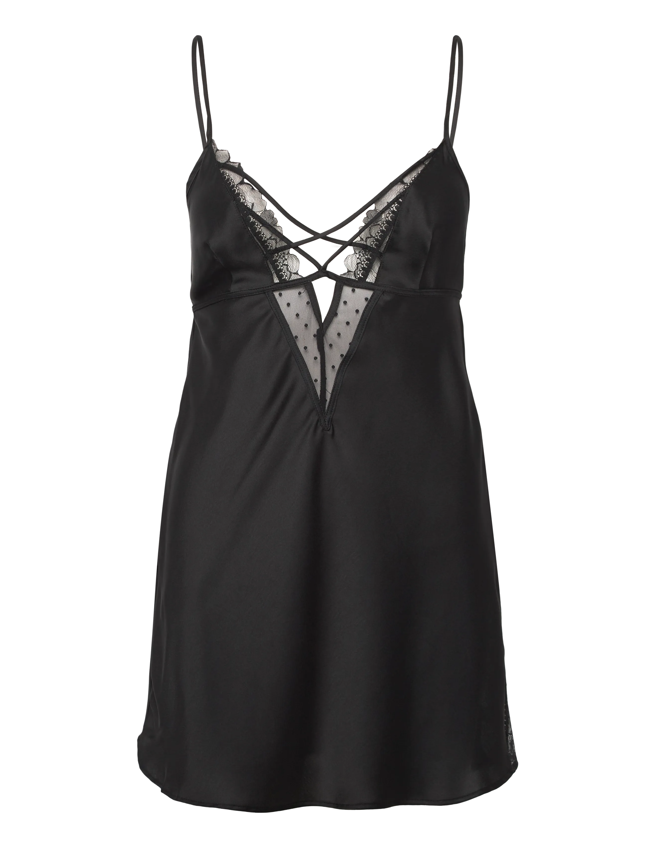 Etam MINUIT - NIGHTGOWN - Natkjoler - BLACK / black