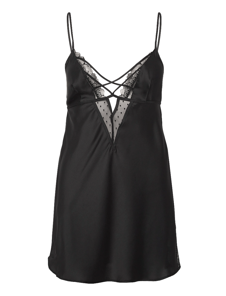 Etam - MINUIT - NIGHTGOWN - nattlinnen - black - 0