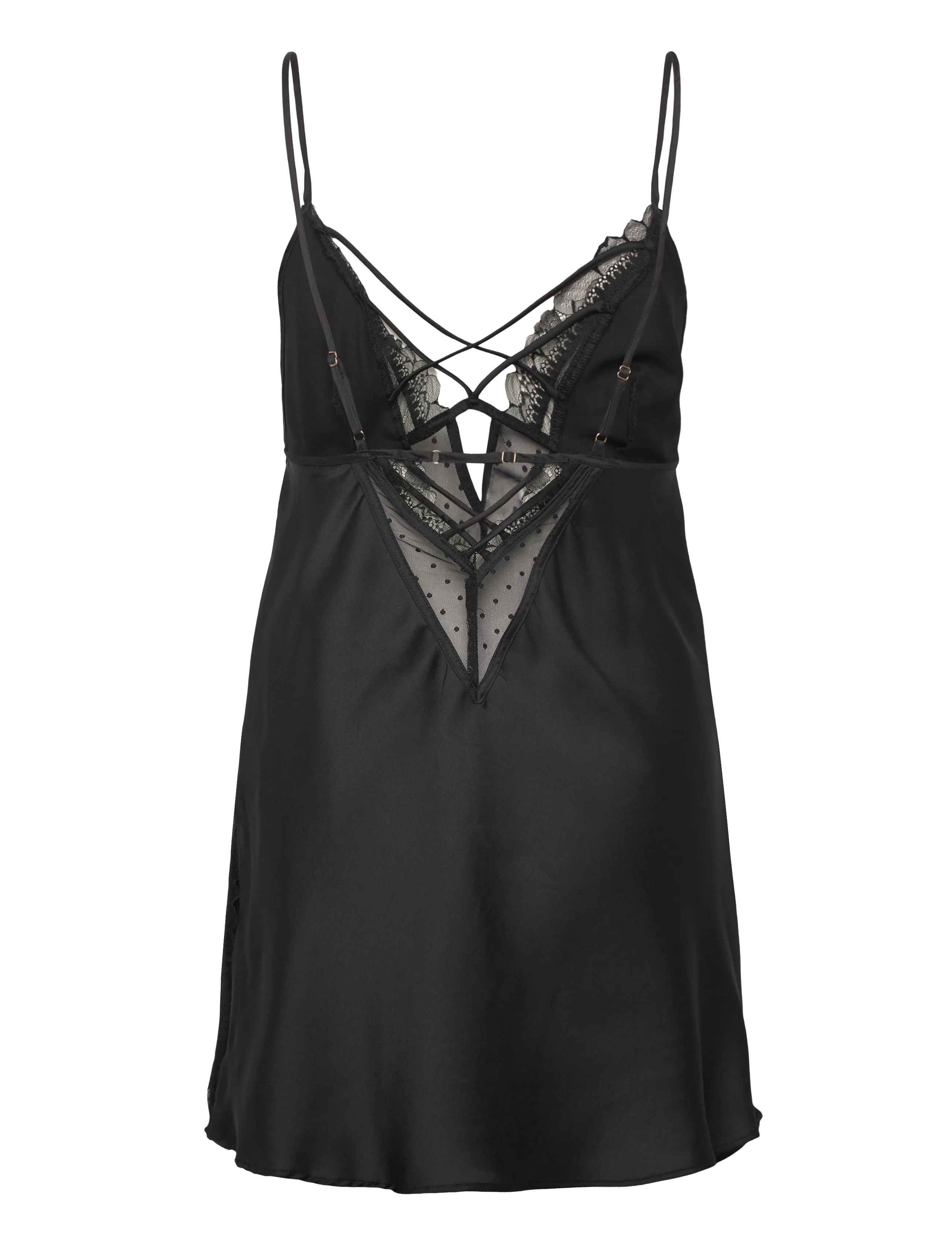 Etam - MINUIT - NIGHTGOWN - najniższe ceny - black - 1