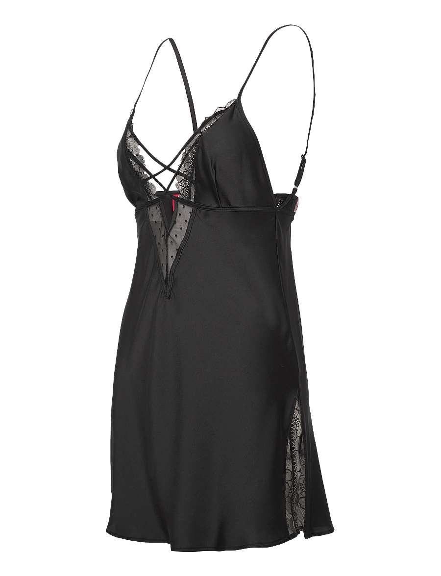 Etam - MINUIT - NIGHTGOWN - nattlinnen - black - 2