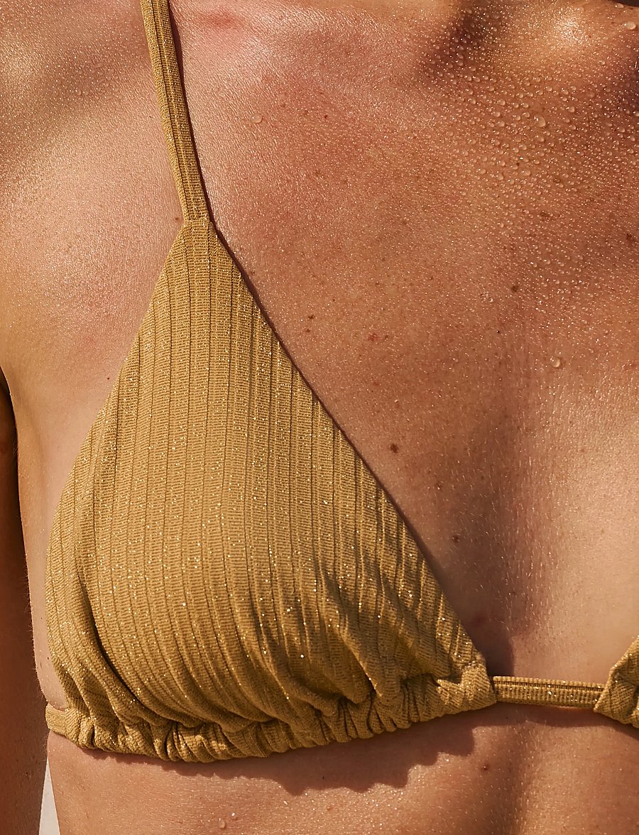 Etam - TANZA - WIRELESS TRIANGLE BRA - kolmnurksed bikiinid - gold - 4