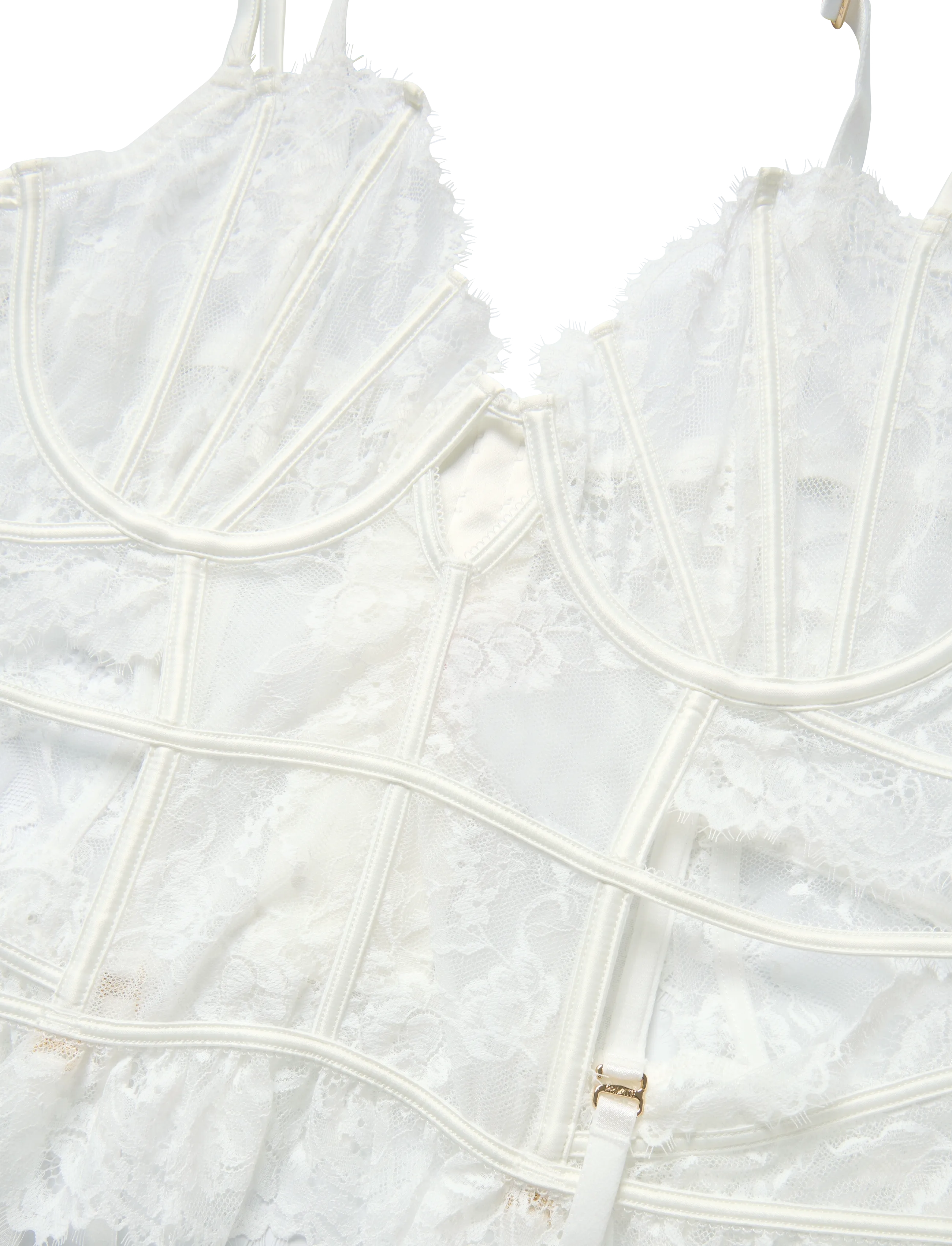 Etam - BELOVED - BUSTIER - traadiga rinnahoidjad - white - 3
