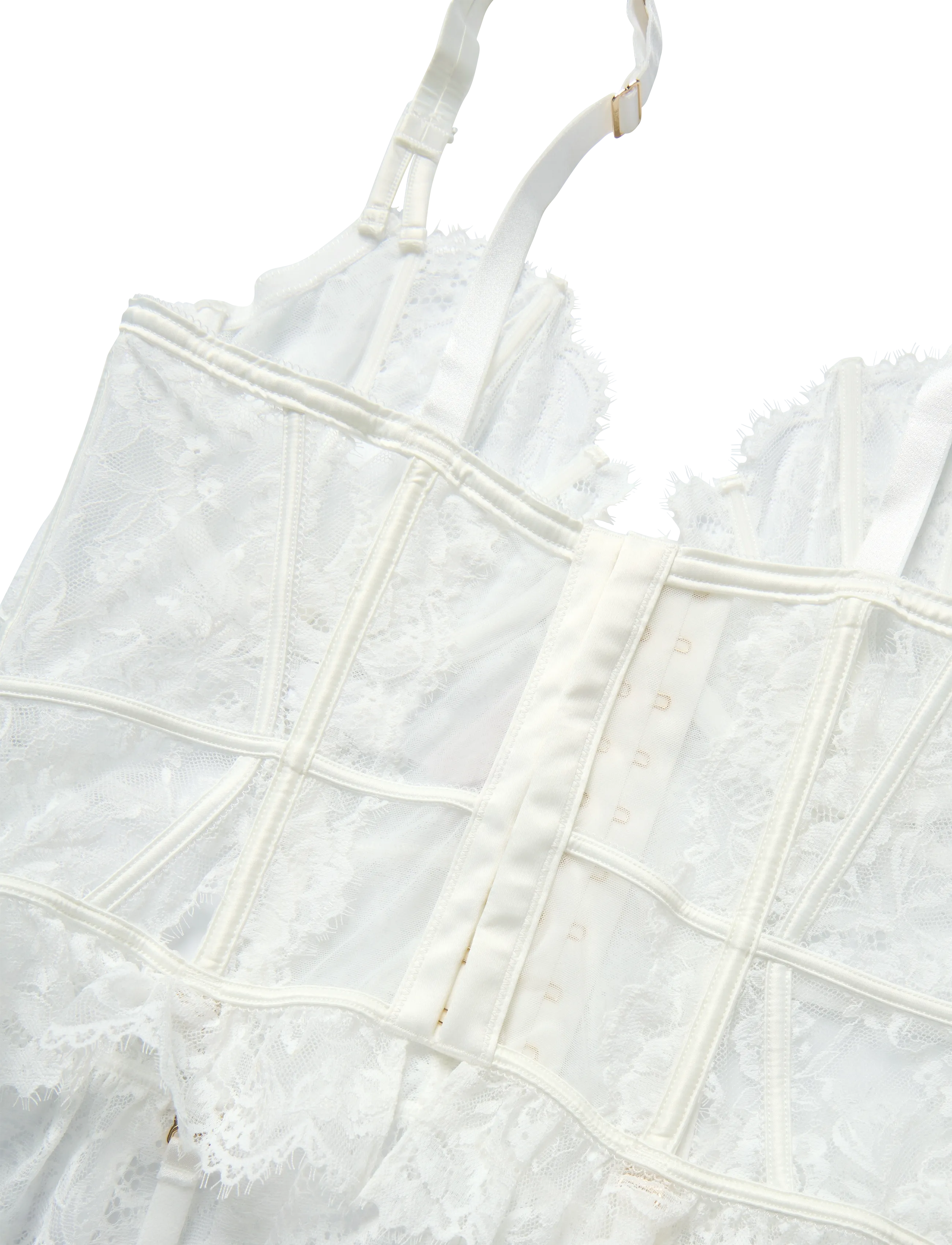 Etam - BELOVED - BUSTIER - traadiga rinnahoidjad - white - 5
