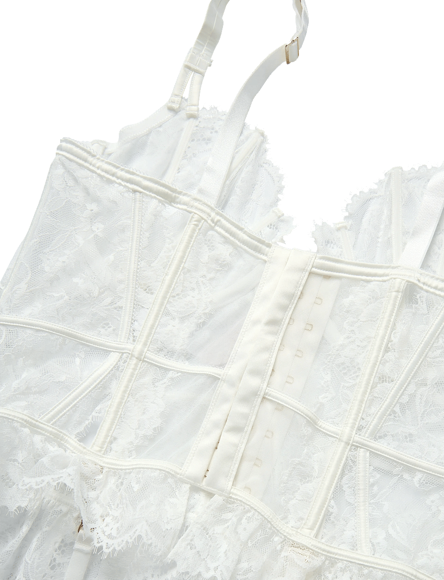 Etam - BELOVED - BUSTIER - traadiga rinnahoidjad - white - 5