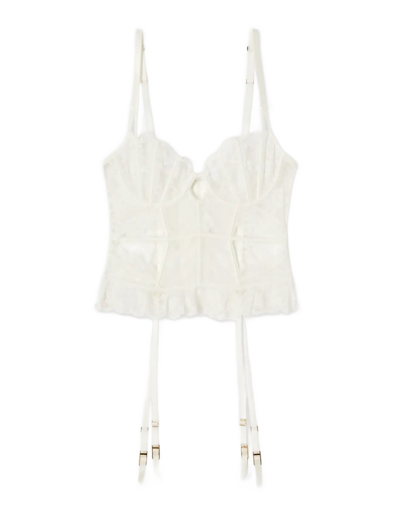 Etam BELOVED - BUSTIER - Unterwäsche - WHITE / white