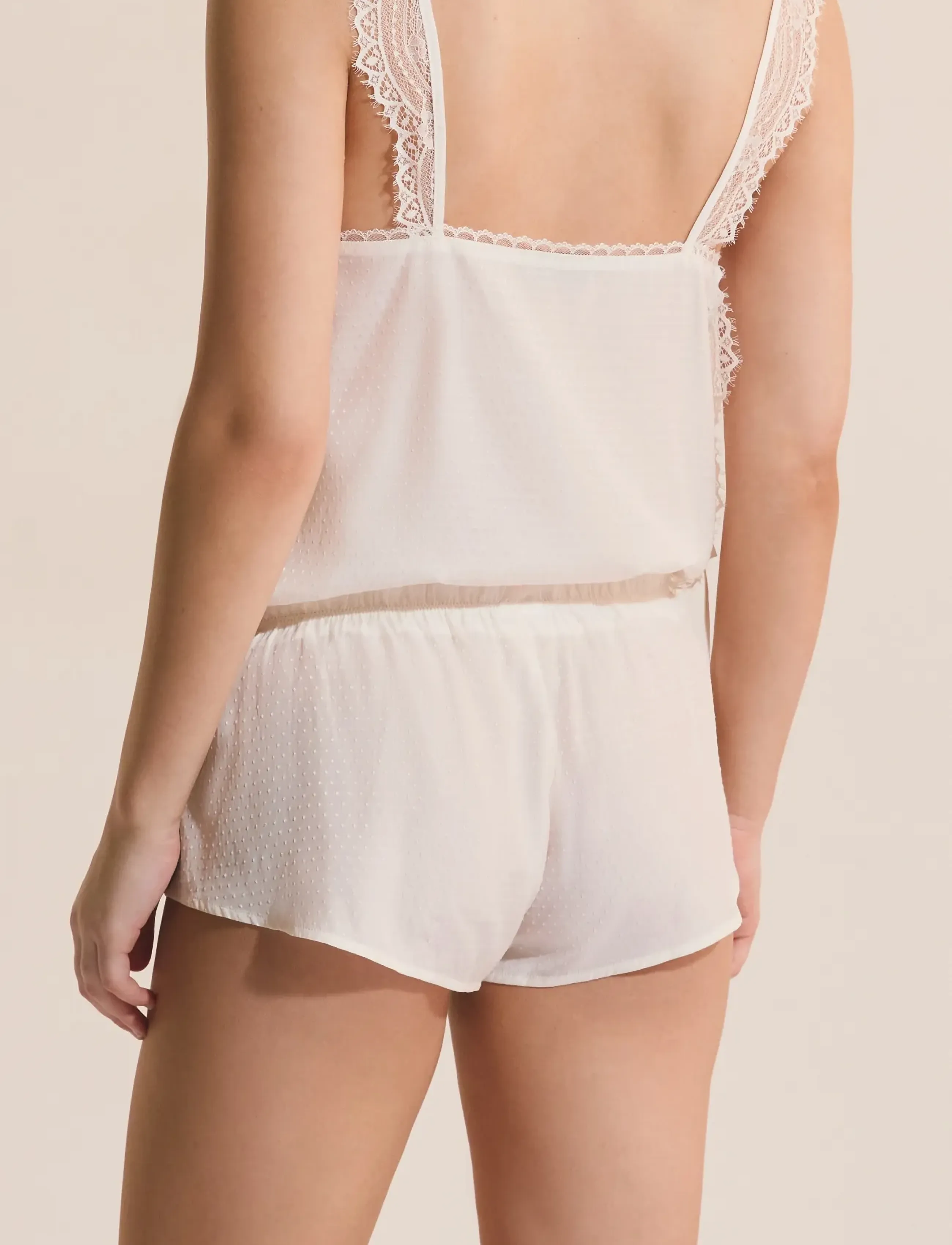Etam - POUDREE - PYJAMA SHORT - cream - 4