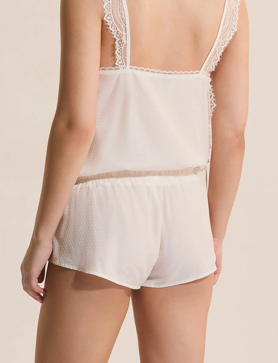 Etam - POUDREE - PYJAMA SHORT - shorts - cream - 4
