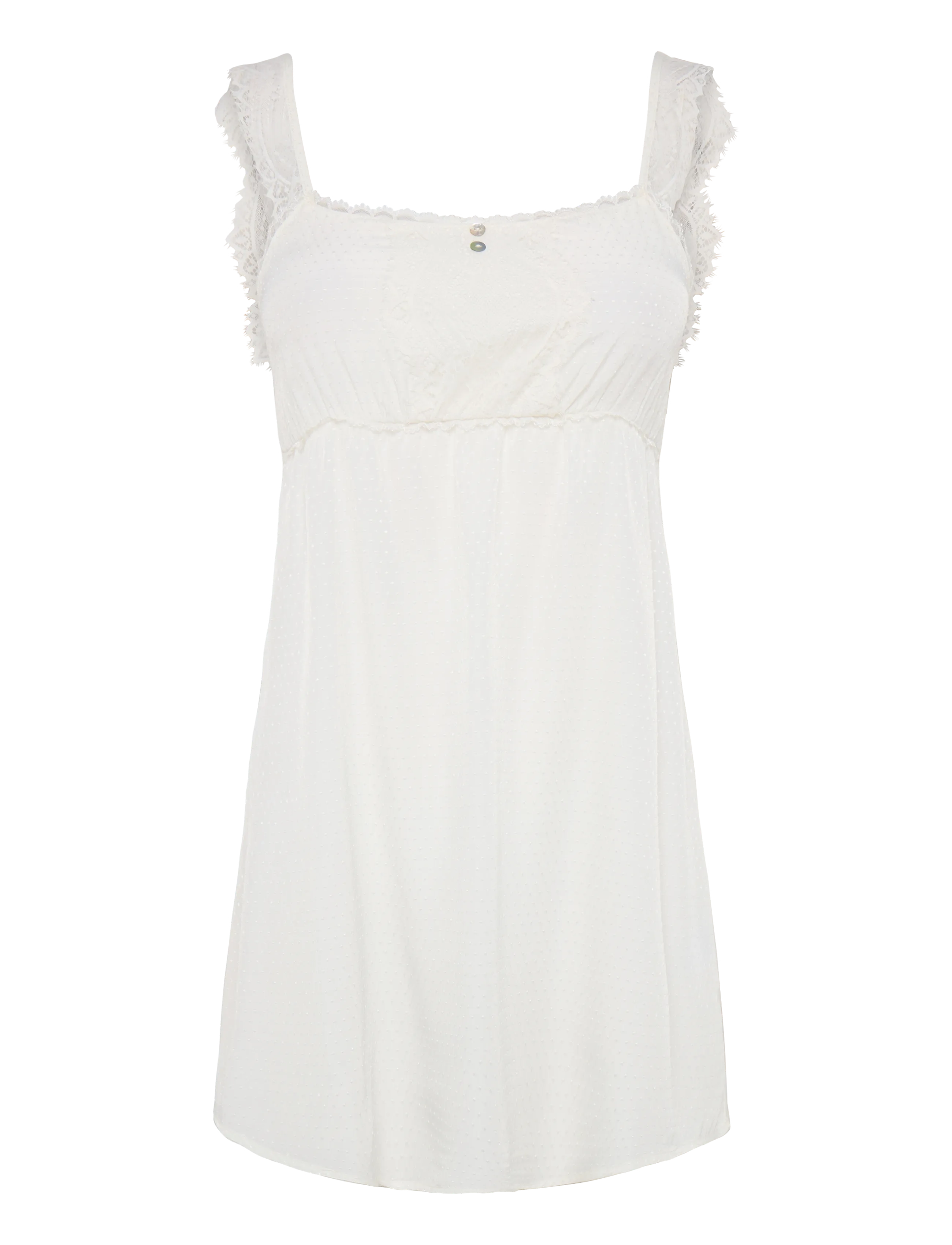 Etam Poudree Nightgown, Kvinder, Natkjole, Cream, Str: M