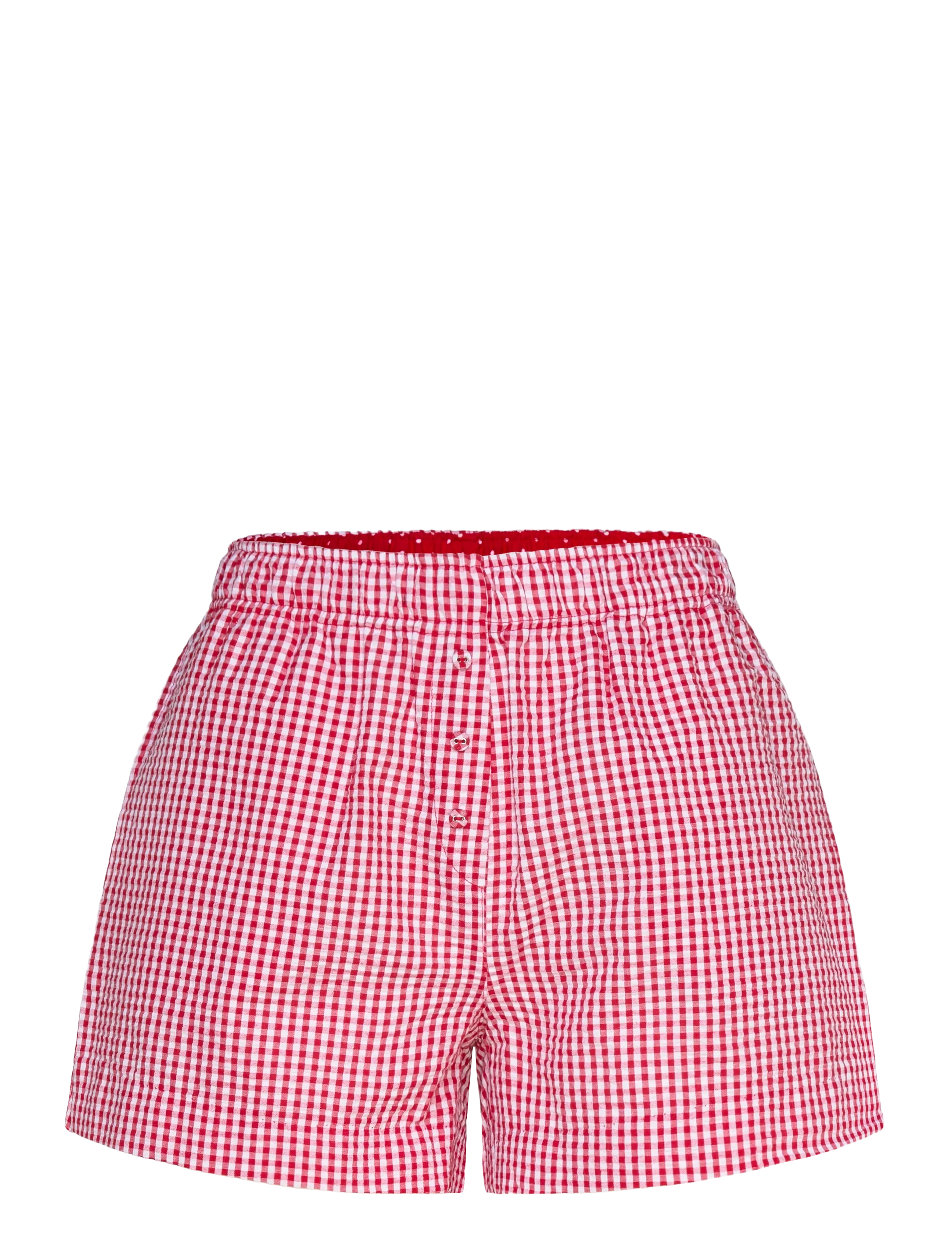 ETAM Ylena Pyjama Kurz Rot - S - Damen
