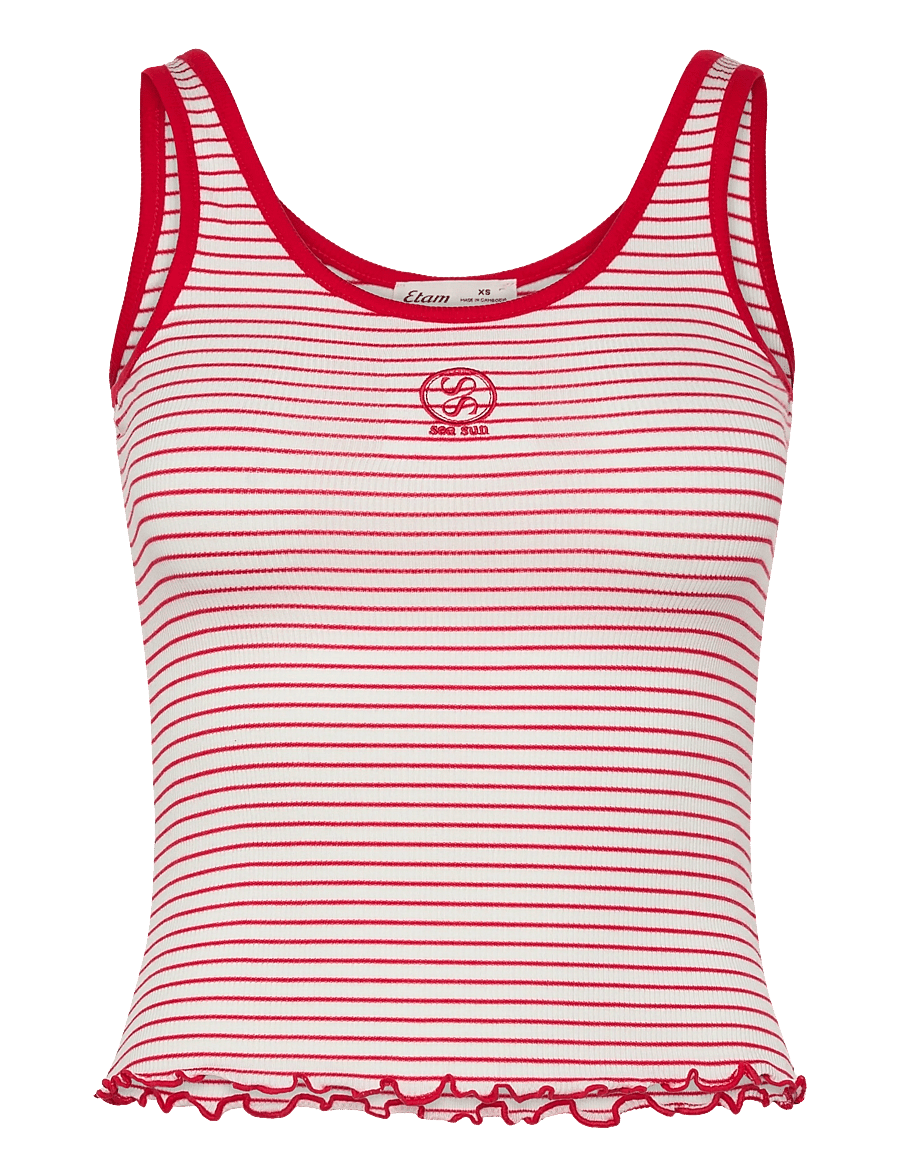 Etam - YISIA - PYJAMA TOP - oberteile - red - 1