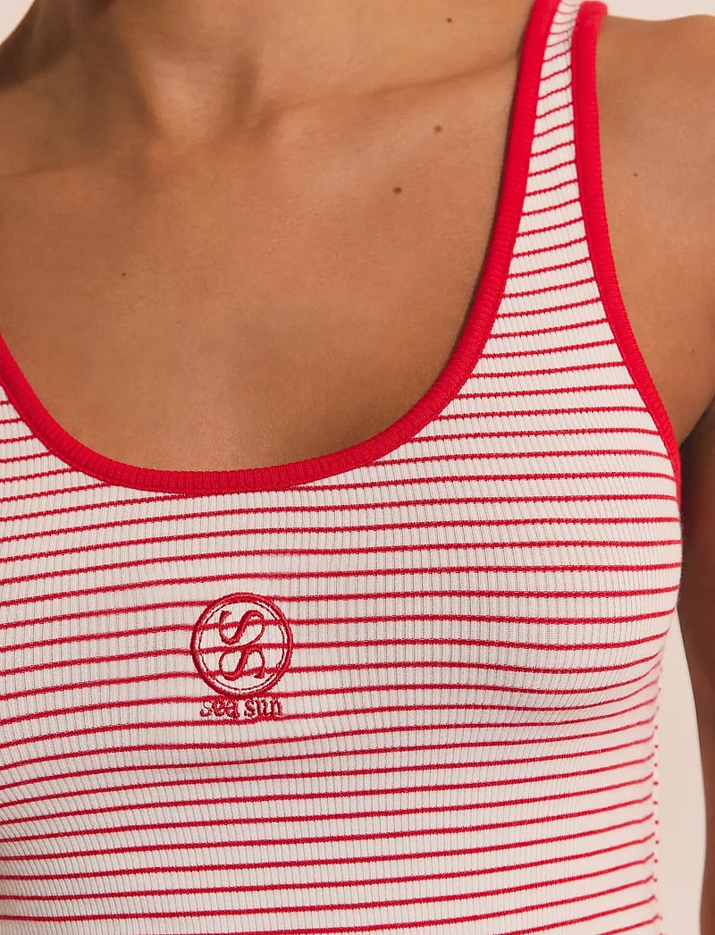 Etam - YISIA - PYJAMA TOP - overdele - red - 5