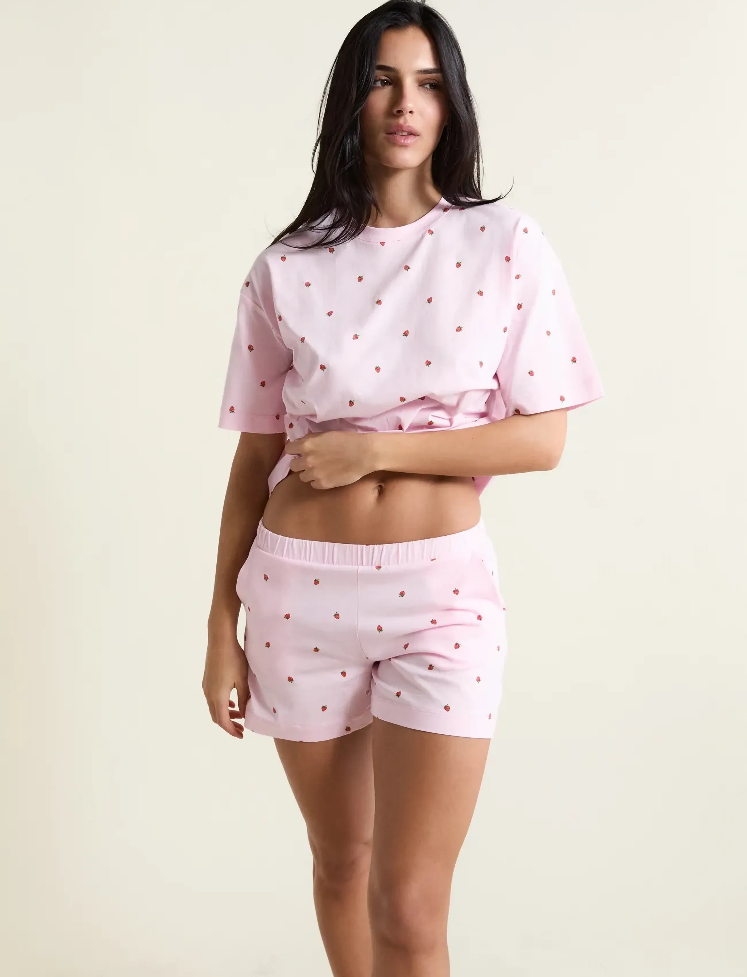 Etam - FRUTTI - 2 PIECES PYJAMA - pyjamat - pink - 5