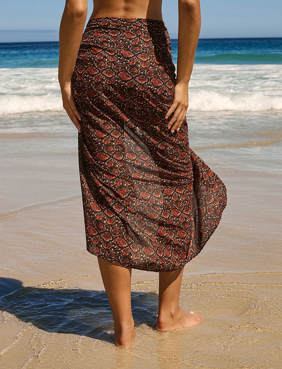 Etam - BEASTLY BEACH - PAREO - brown - 4