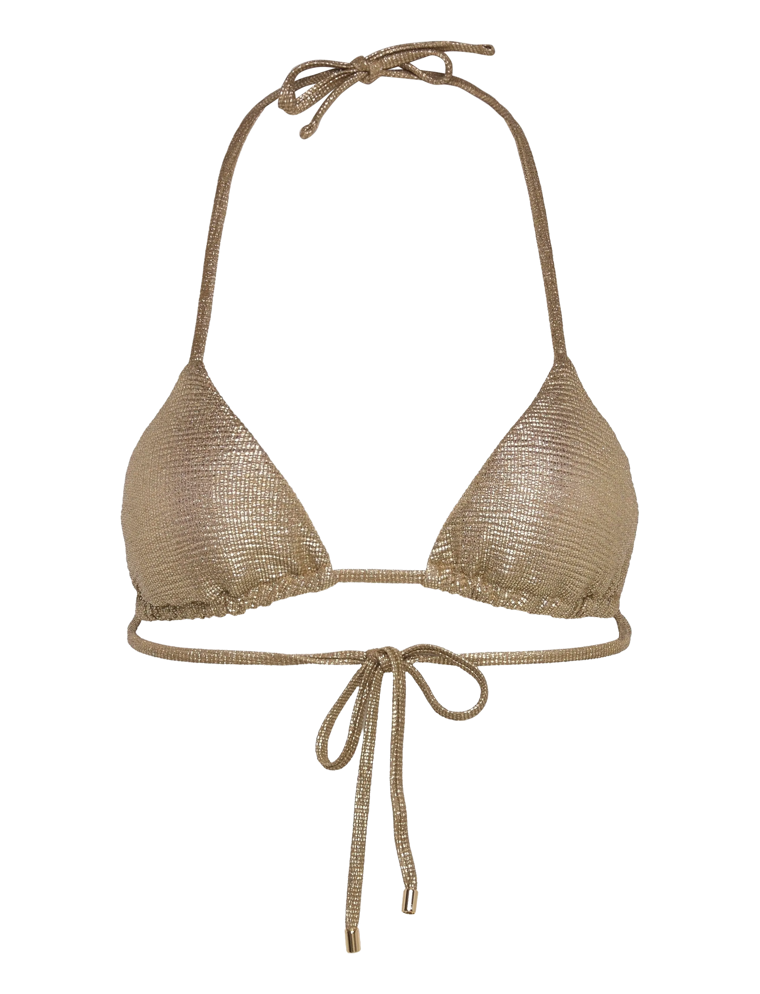 Etam GOLD NOMAD - SWIMWSUIT TRIANGLE TOP - Kleidung - GOLD / gold
