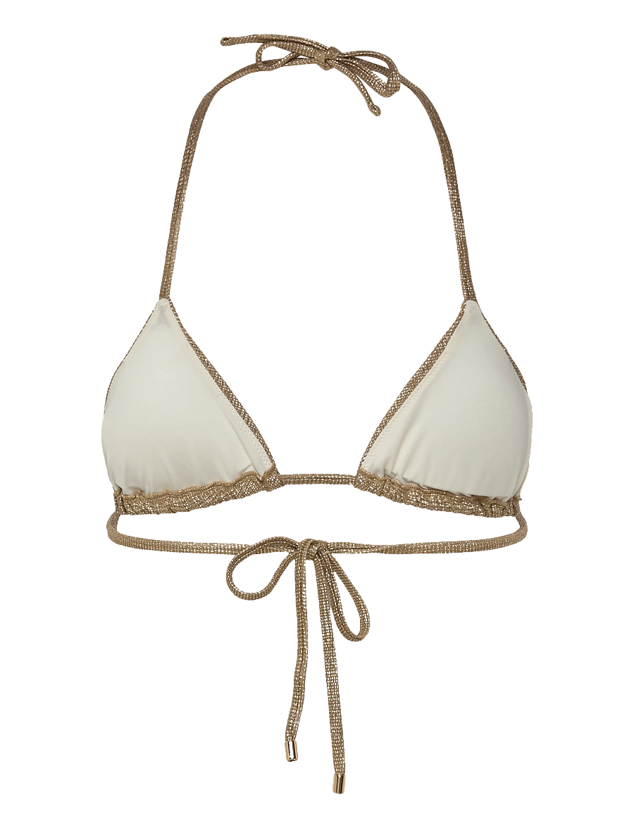 Etam - GOLD NOMAD - SWIMWSUIT TRIANGLE TOP - triangelformad bikinis - gold - 1