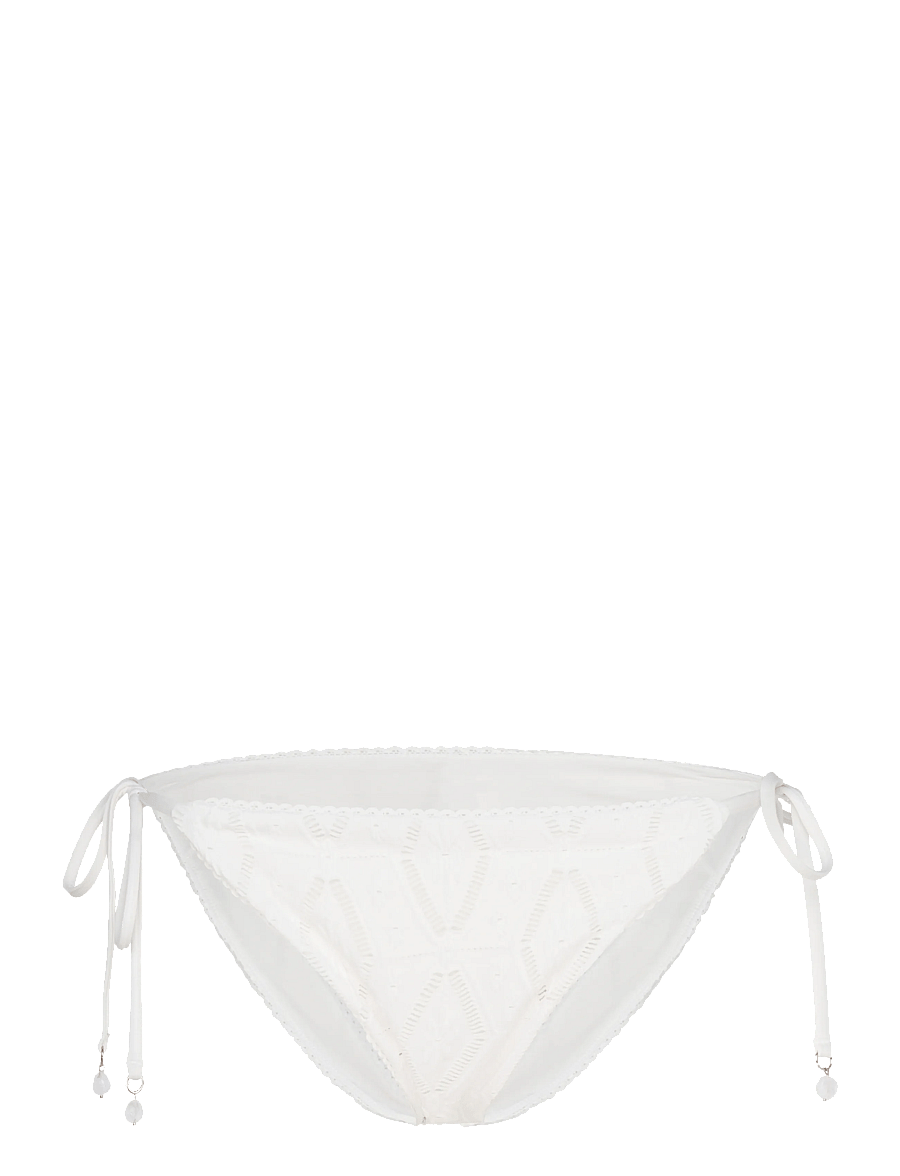 Etam - CROCHET - SWIMWSUIT BIKINI BOTTOM - side tie bikinitrosor - white - 1