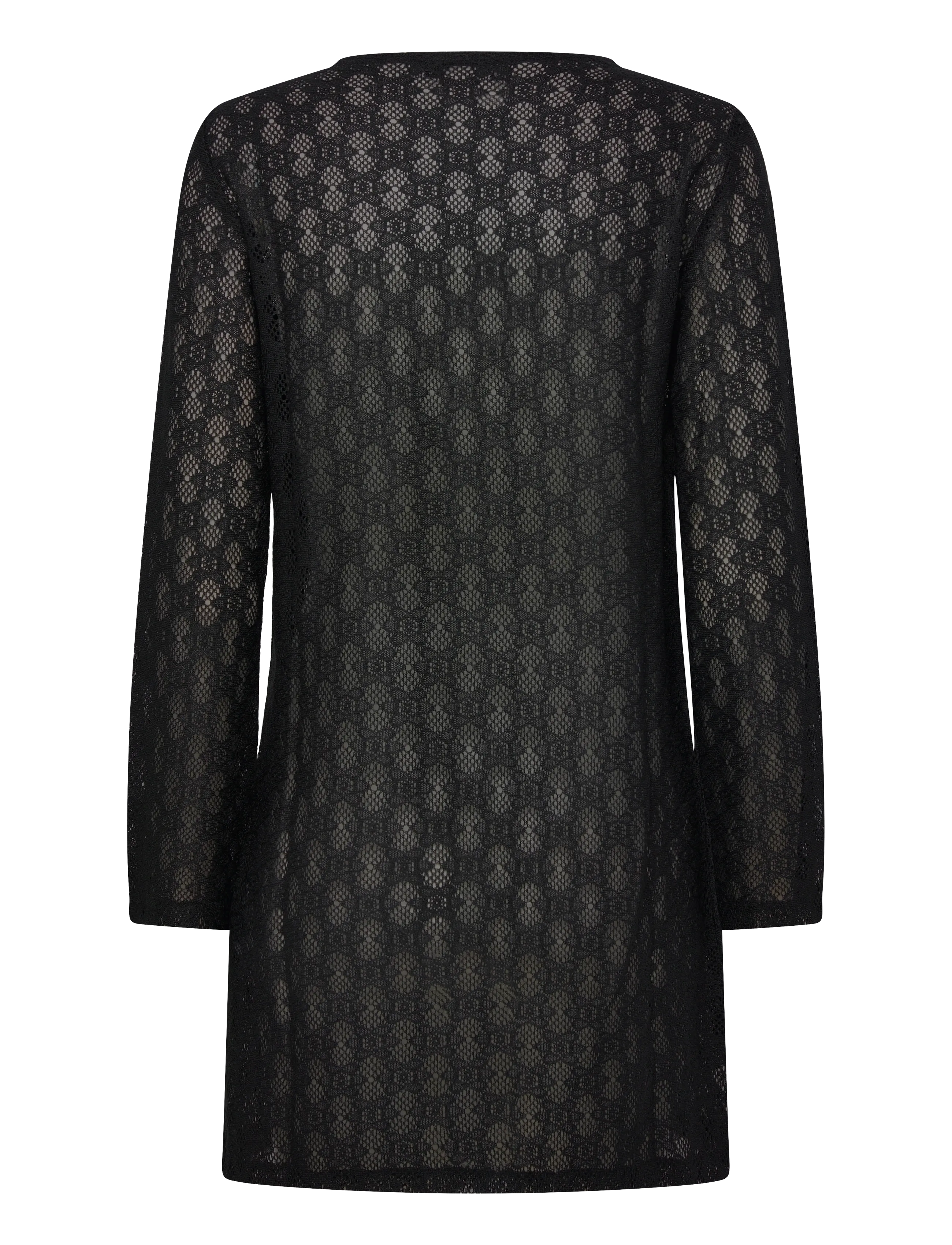 Etam - FLOWER BEACHWEAR ROBE - rantavaatteet - black - 1