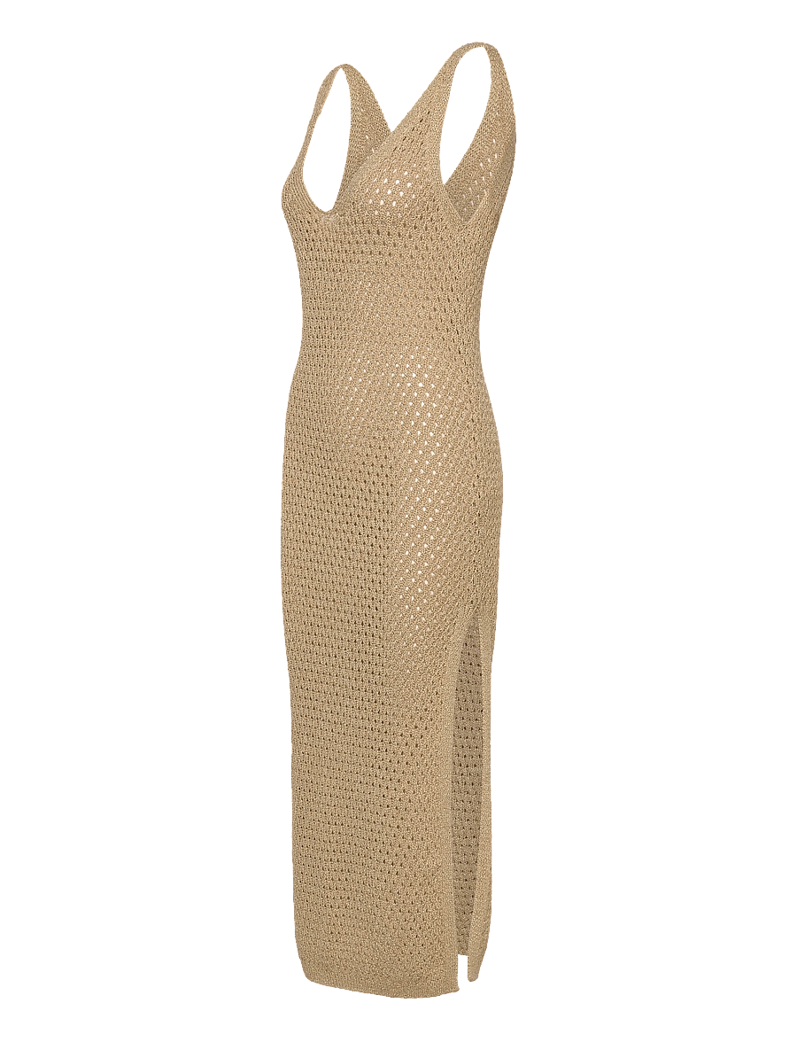 Etam - GOLD NOMAD BEACHWEAR ROBE - rannariided - beige - 2
