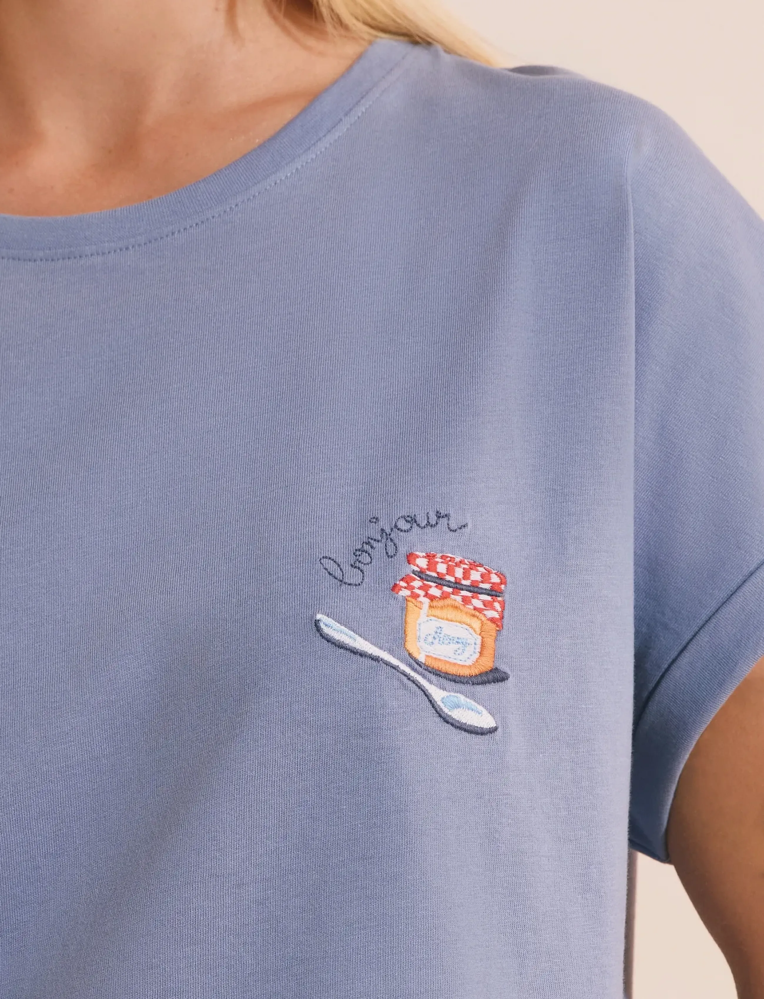 Etam - BRIOCHE - BIG T PYJAMA - nachthemden - blue - 4