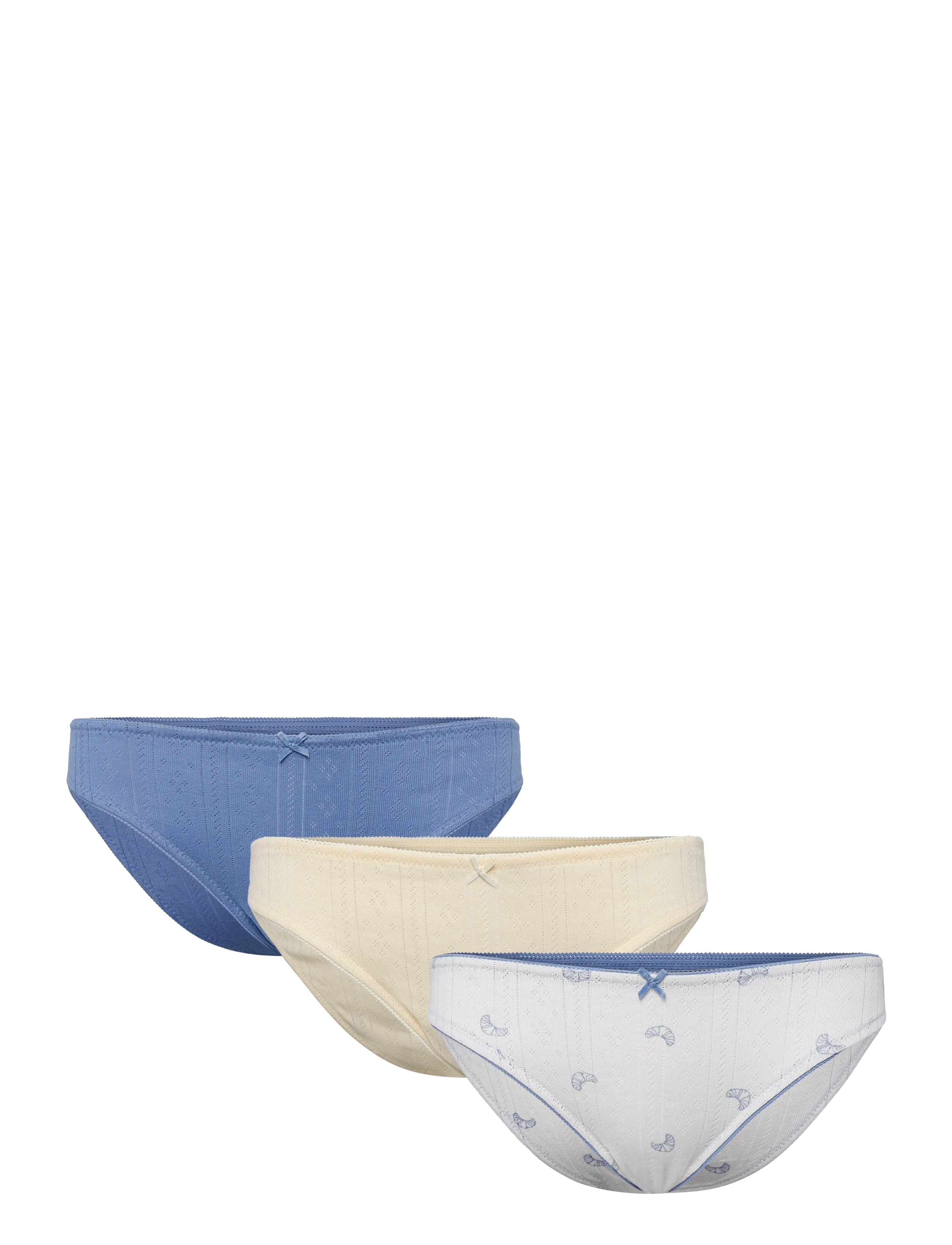 Etam JOLLY - 3 BRIEFS - Lingerie - BLUE / multi