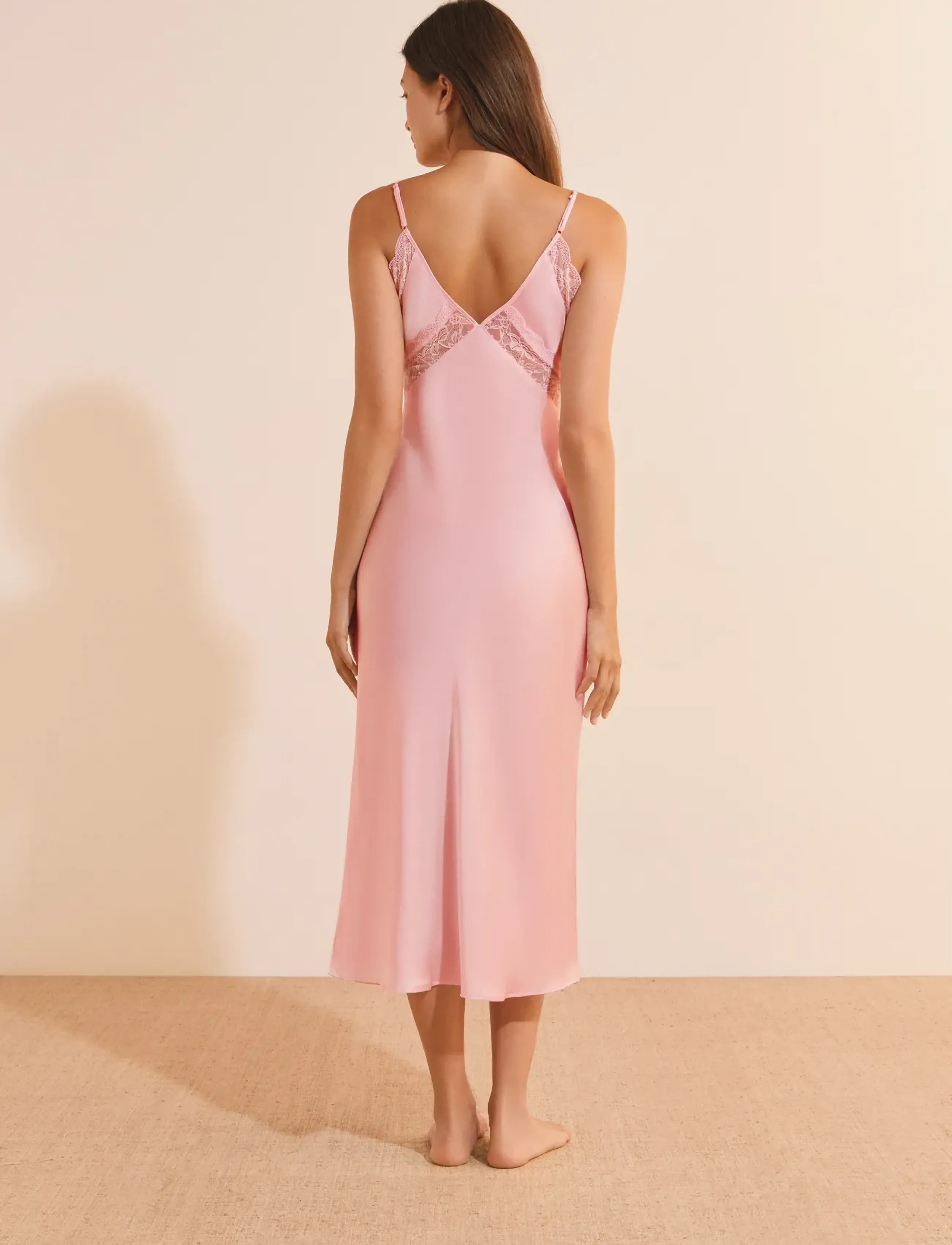 Etam - DESIRE - LONG NIGHTGOWN - nachthemden - pink - 3