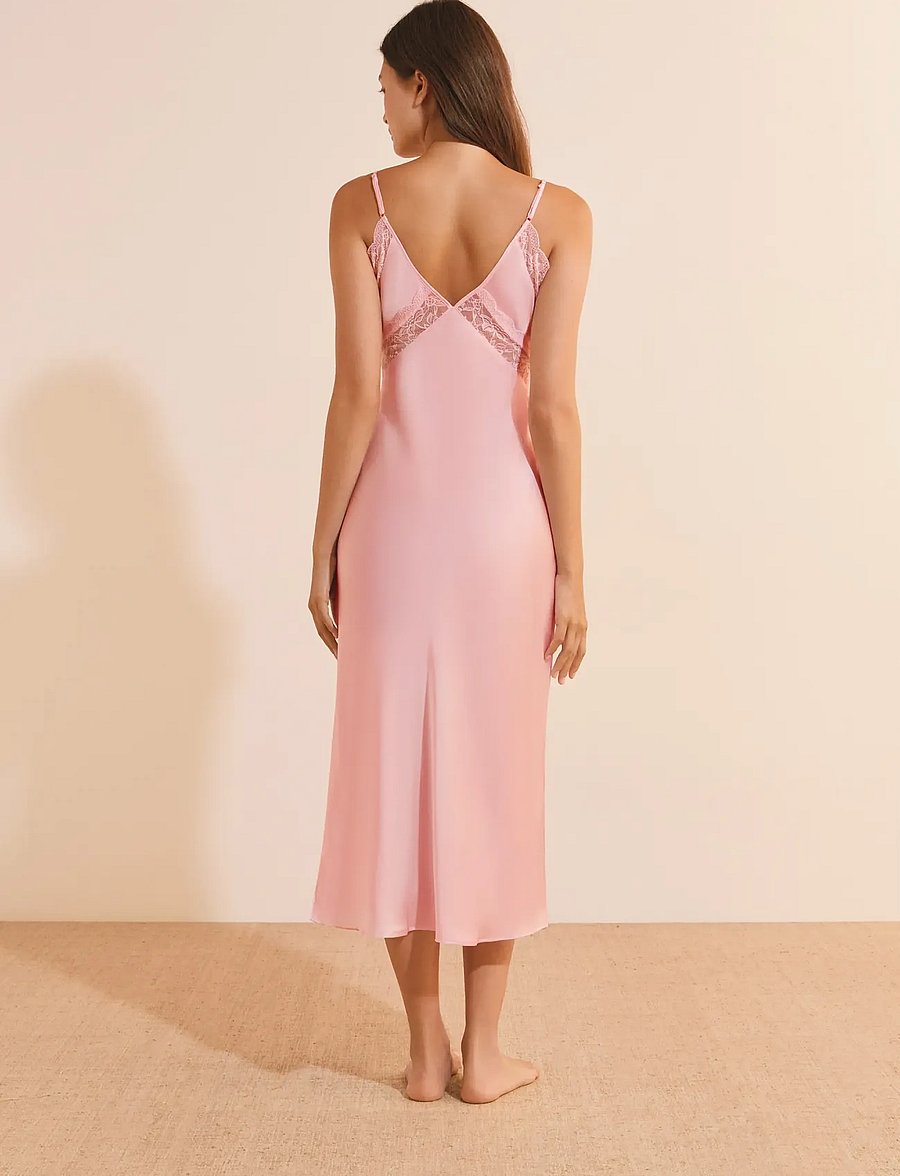 Etam - DESIRE - LONG NIGHTGOWN - nachthemden - pink - 3