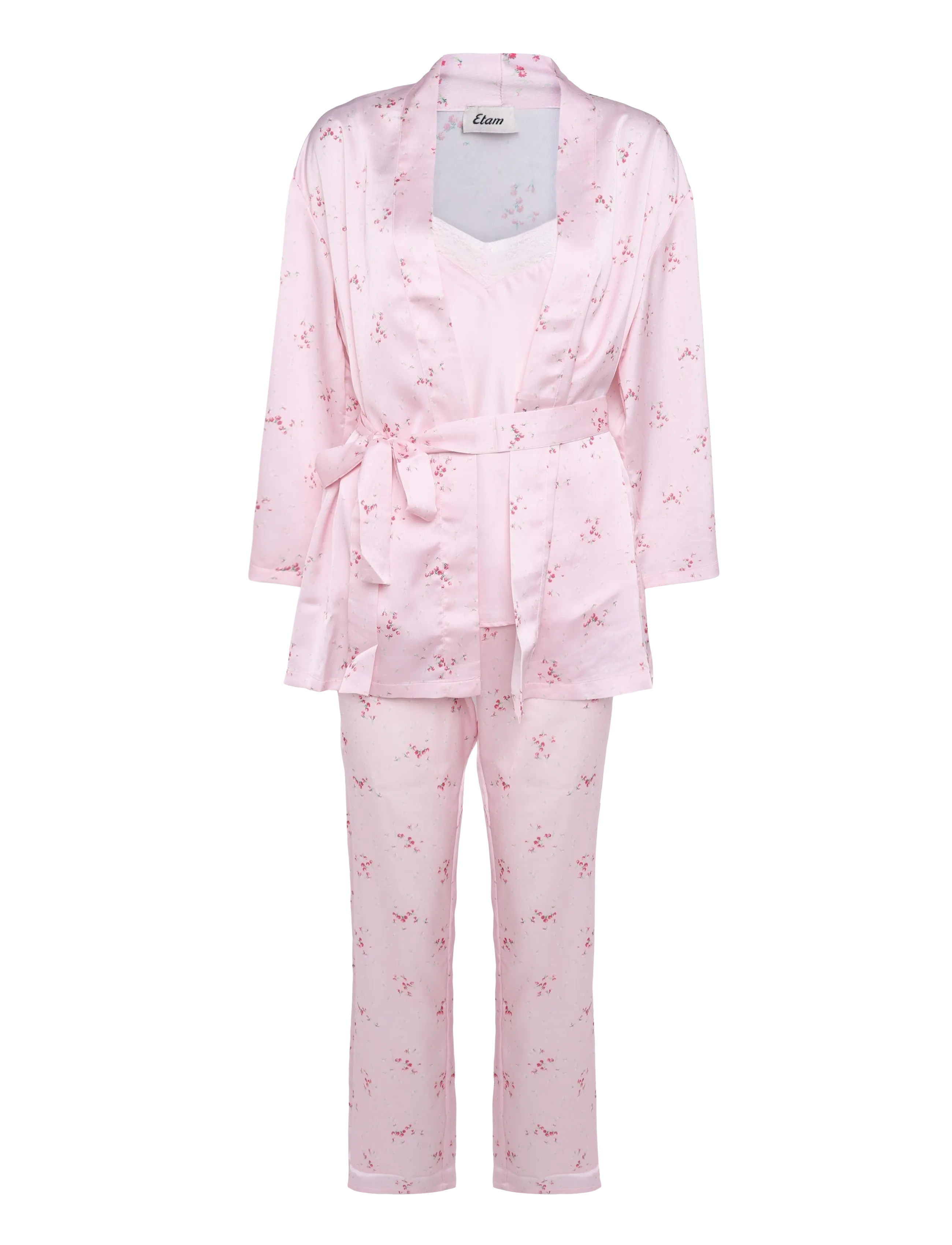 Etam FIOCCO -  3-PIECES PYJAMA - Lingerie - PINK / pink/rose