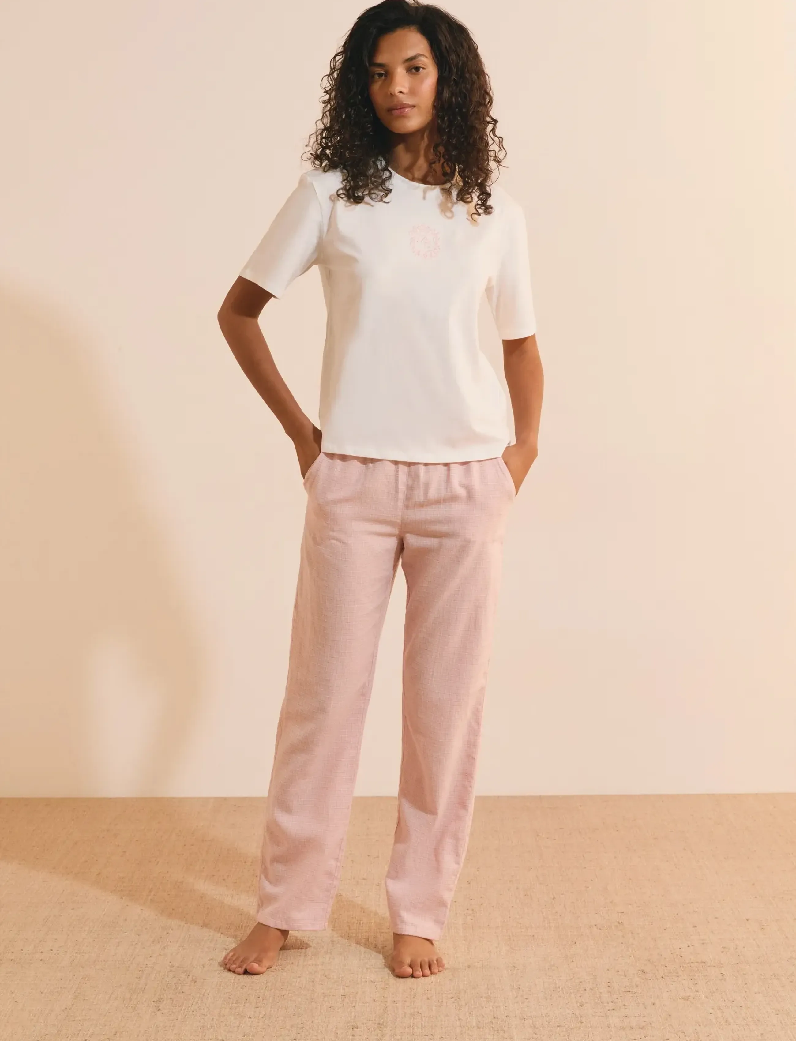 Etam - ROSI - 3-PIECES PYJAMA - pidžaamapüksid - pink - 0