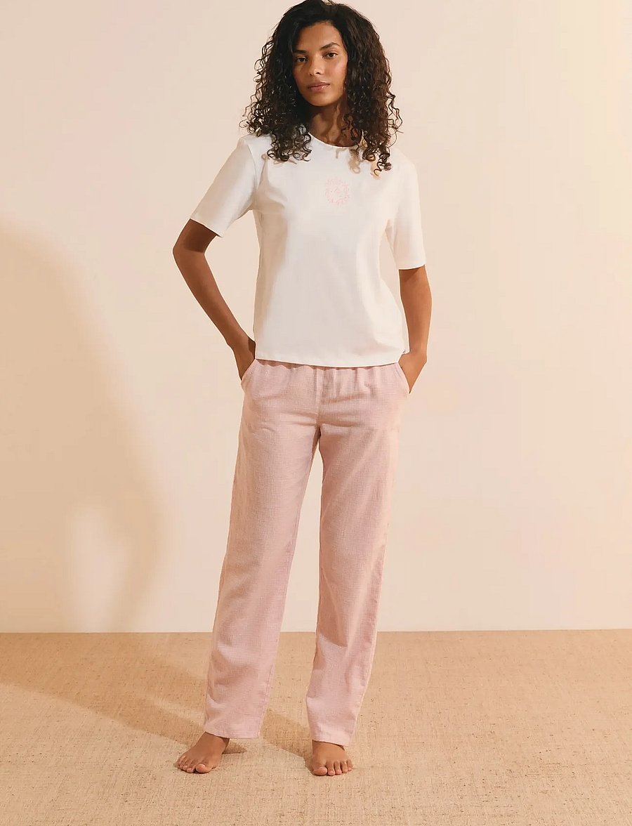 Etam - ROSI - 3-PIECES PYJAMA - pidžaamapüksid - pink - 0