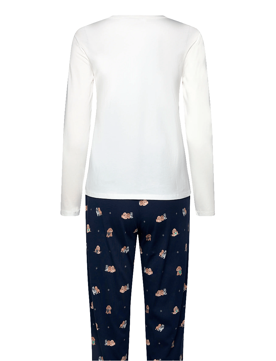 Etam - RUBY - 3-PIECES PYJAMA - long-sleeved tops - blue - 2
