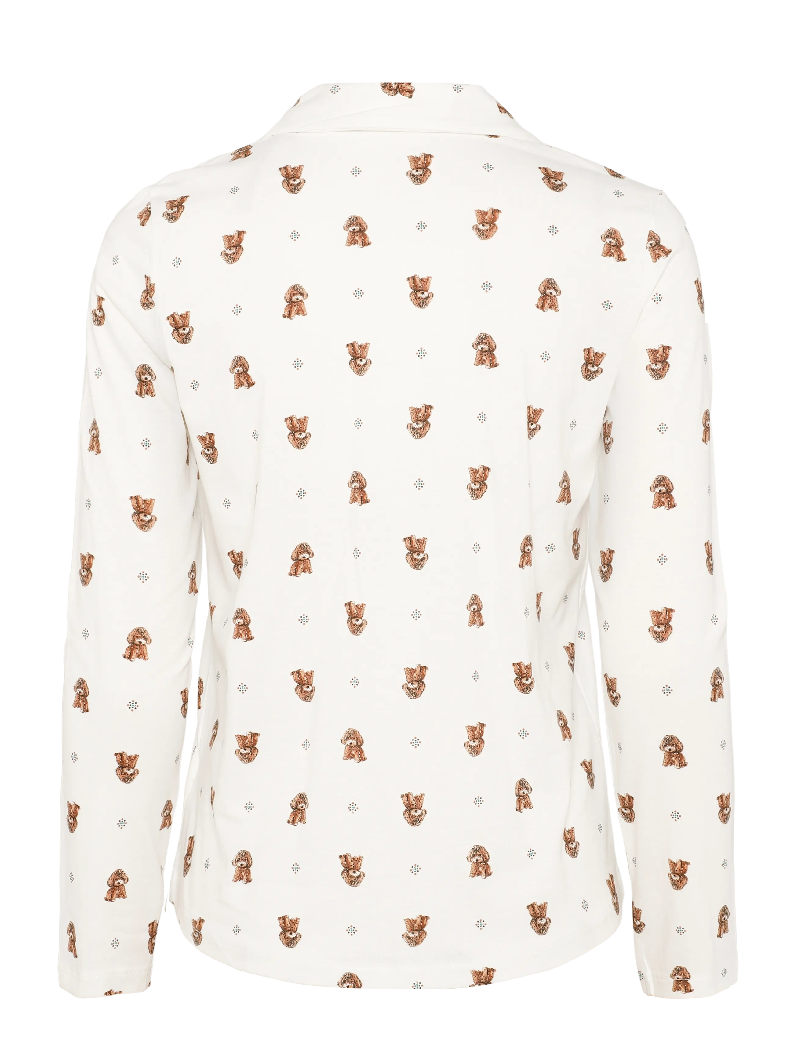 Etam - RUBY - LONG SLEEVE PYJAMA SHIRT - oberteile - cream - 2