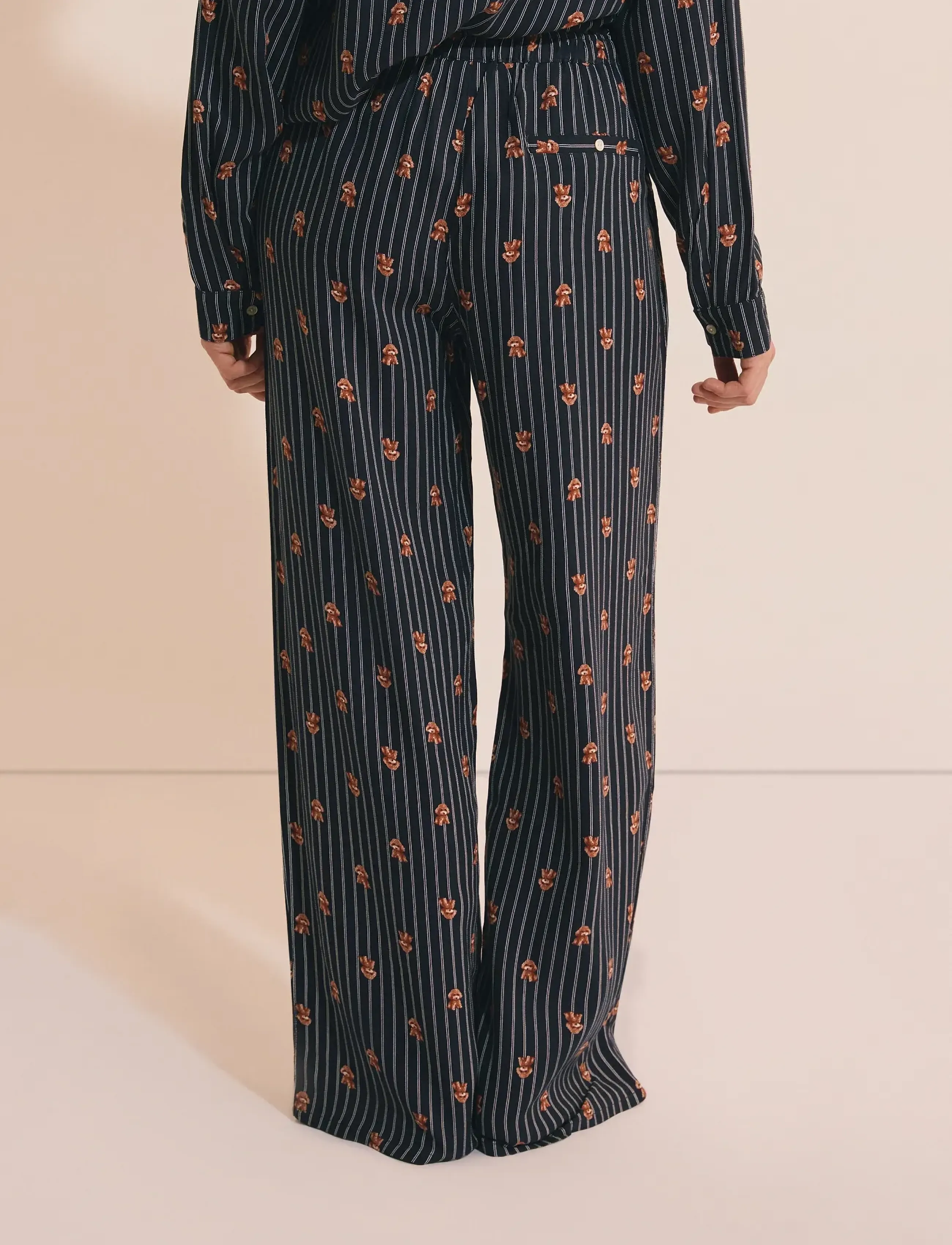 Etam - ROBY - PYJAMA BOTTOM - hose mit geradem bein - ink - 4
