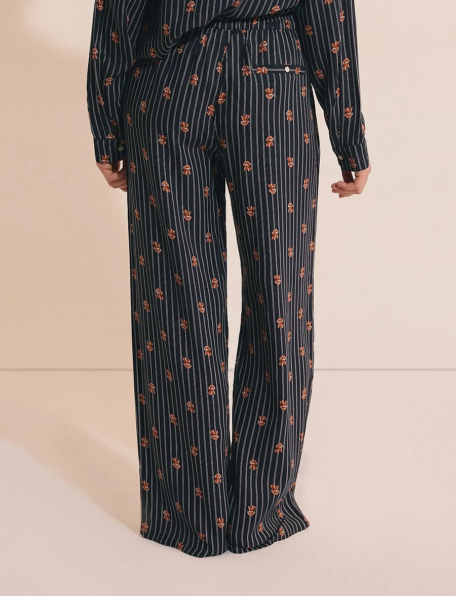 Etam - ROBY - PYJAMA BOTTOM - hose mit geradem bein - ink - 4
