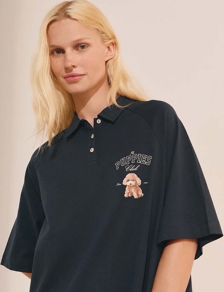 Etam - ROBY - BIG T PYJAMA - poloshirts - ink - 2