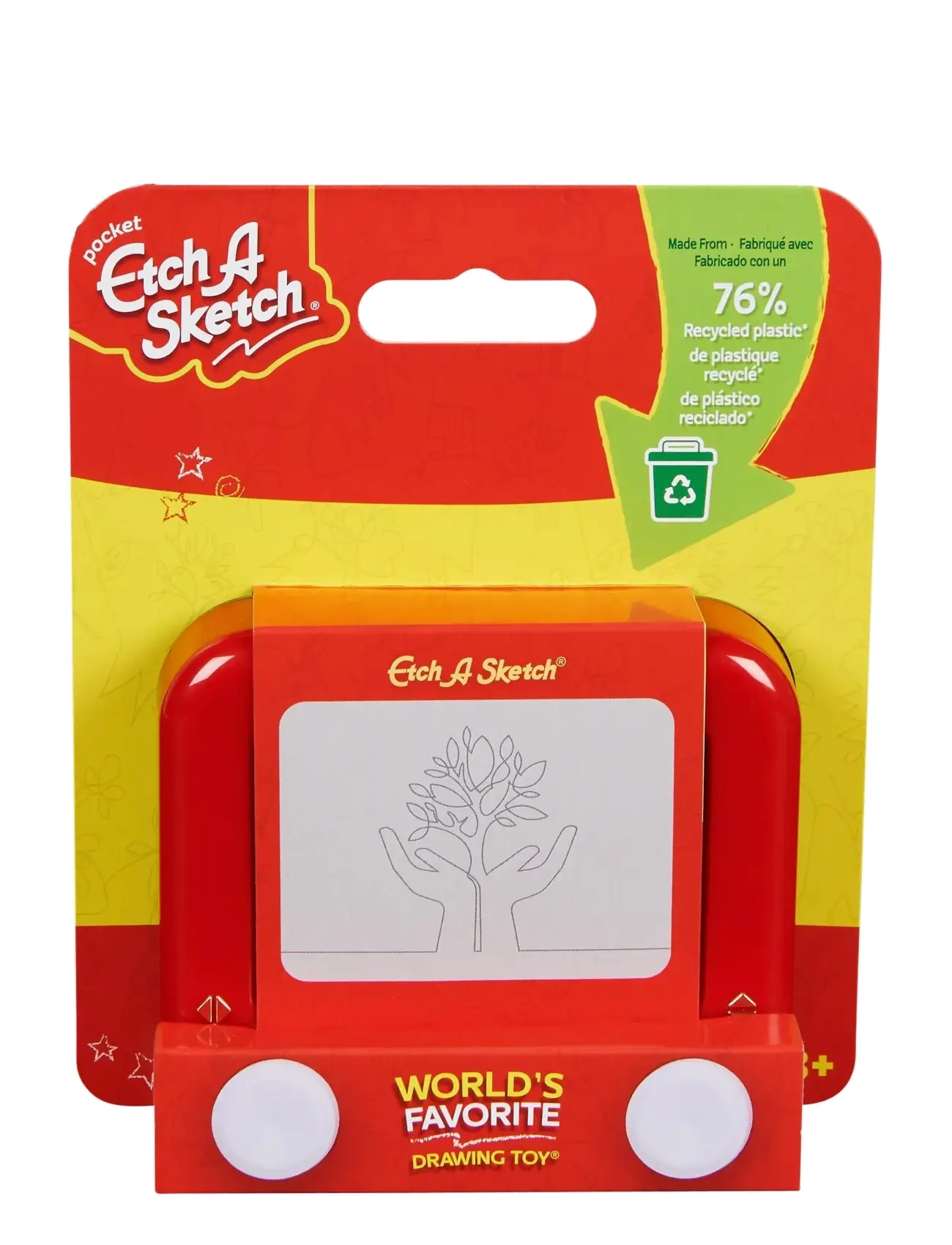 Etch a Stetch Etch A Sketch Pocket - 4 for 3 - MULTI / red