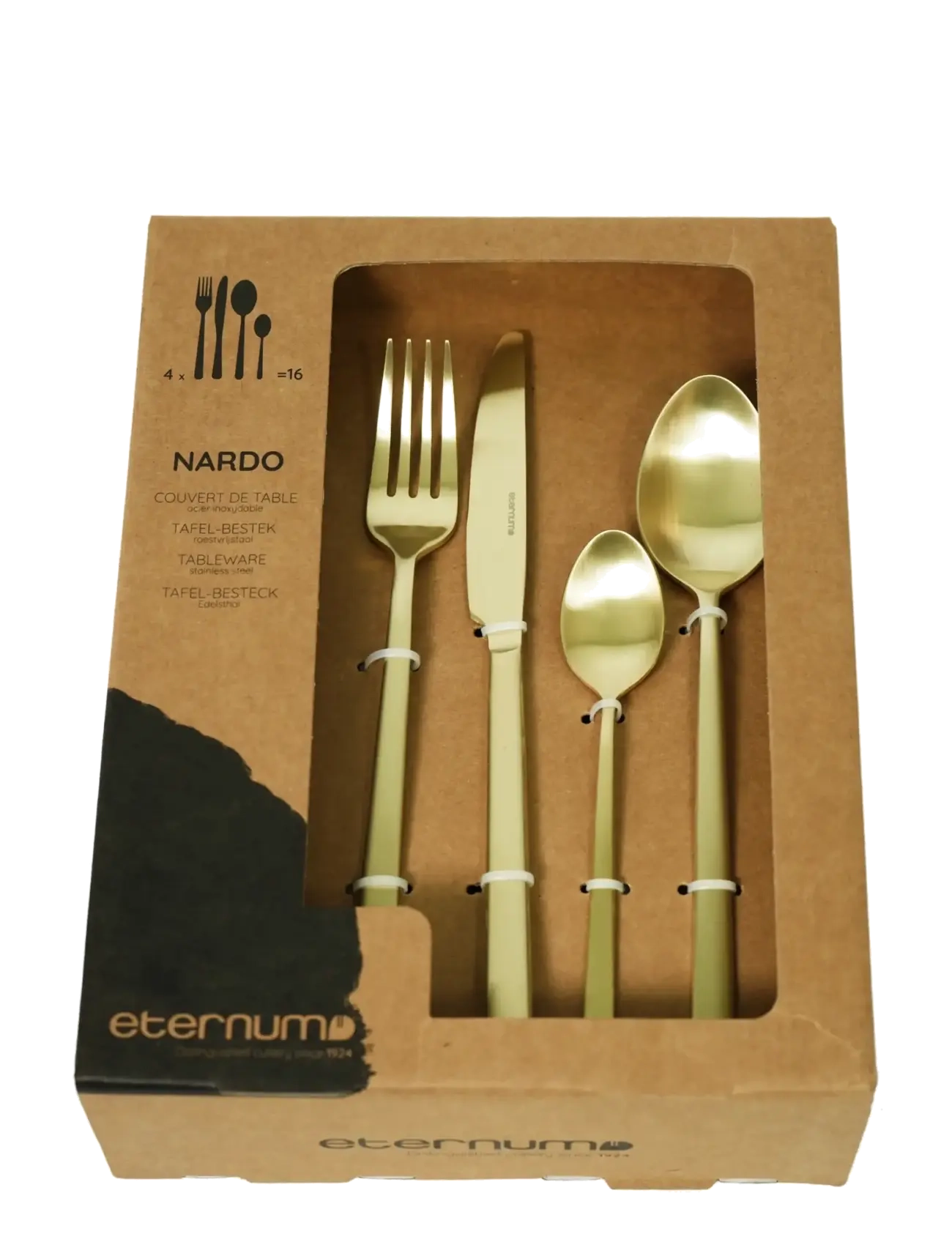 Eternum - Eternum Nardo Cutlery Set - 16 parts - nach preis einkaufen - champagne - 1