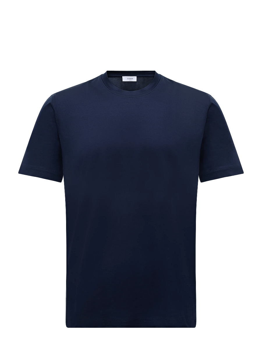 Eton - Eton Tee - kurzärmelige t-shirts - navy - 0