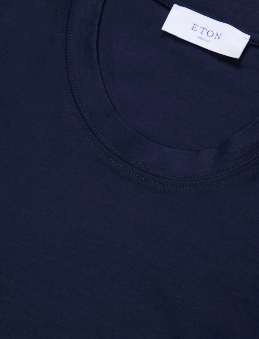 Eton - Eton Tee - kurzärmelige t-shirts - navy - 2