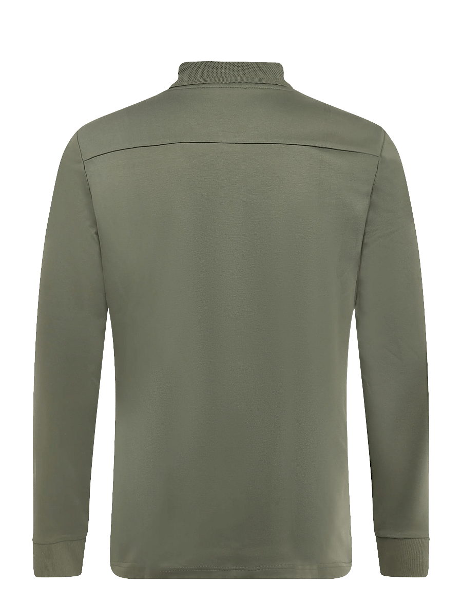Eton - Eton Polo - långärmade stickade pikétröjor - dark green - 1