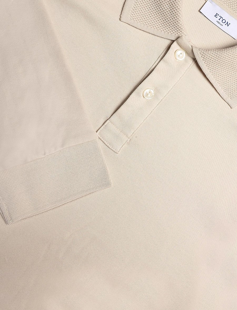Eton - Eton Polo - long-sleeved knitted polos - white - 2