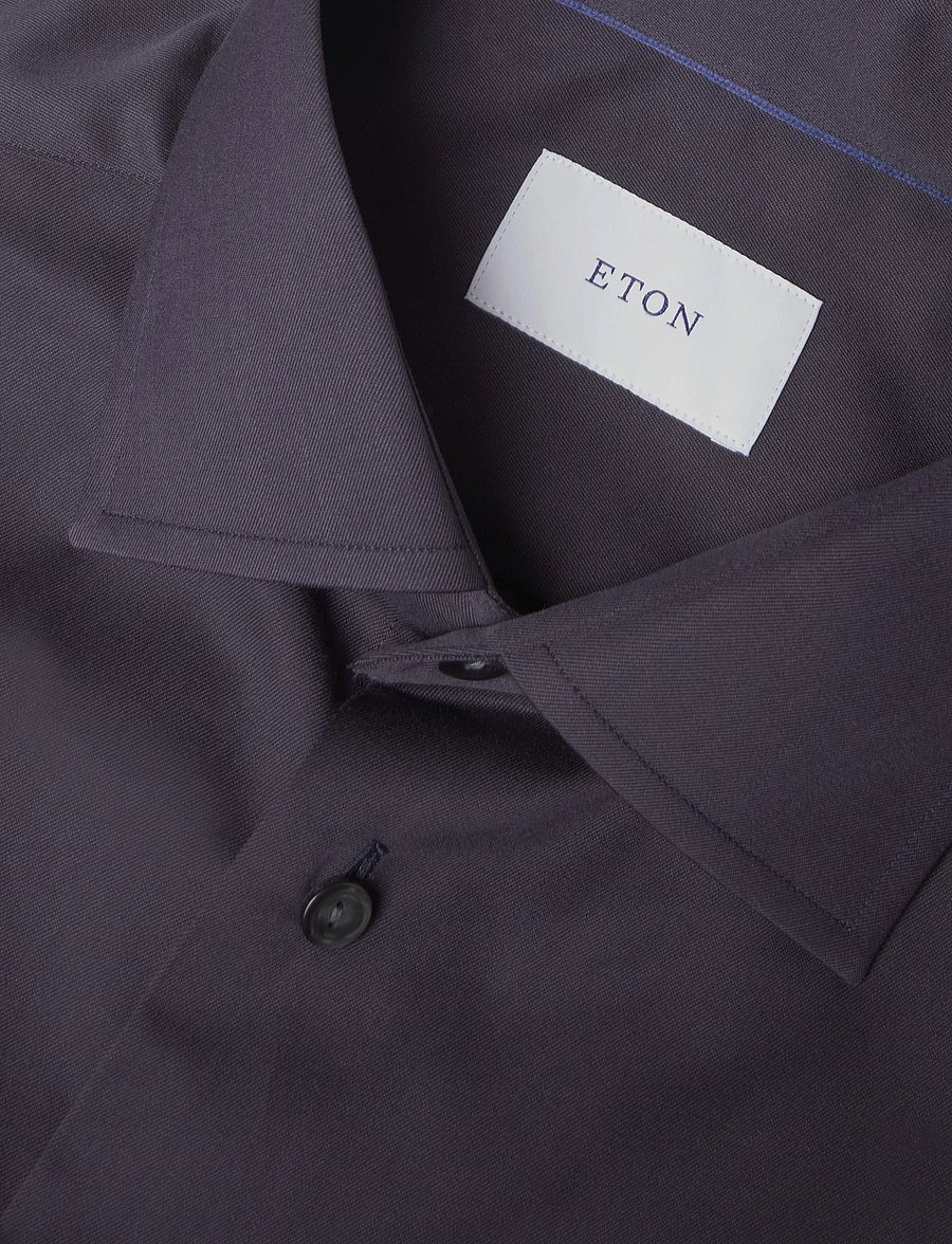 Eton - Eton Signature Twill Shirt - ametlikud särgid - navy - 2