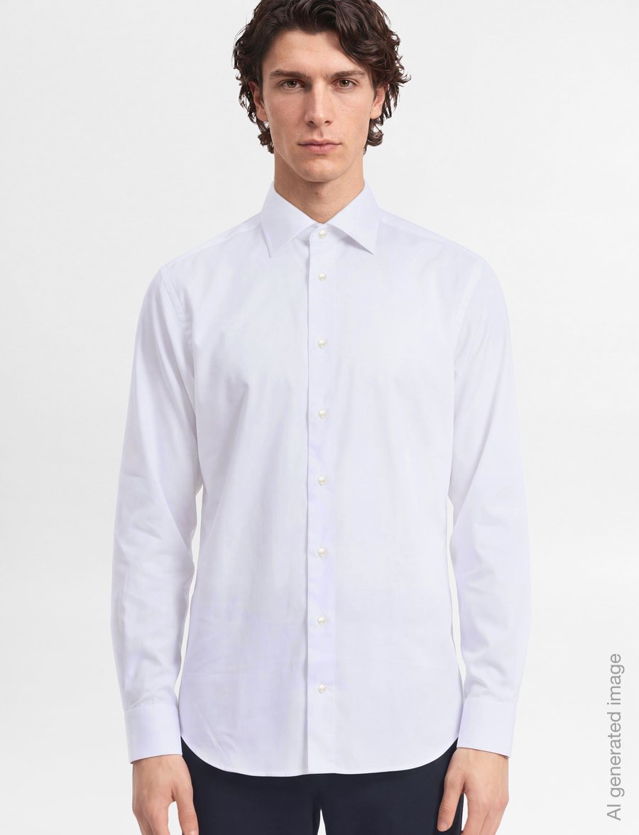 Eton - Eton Signature Twill Shirt - formelle hemden - white - 3