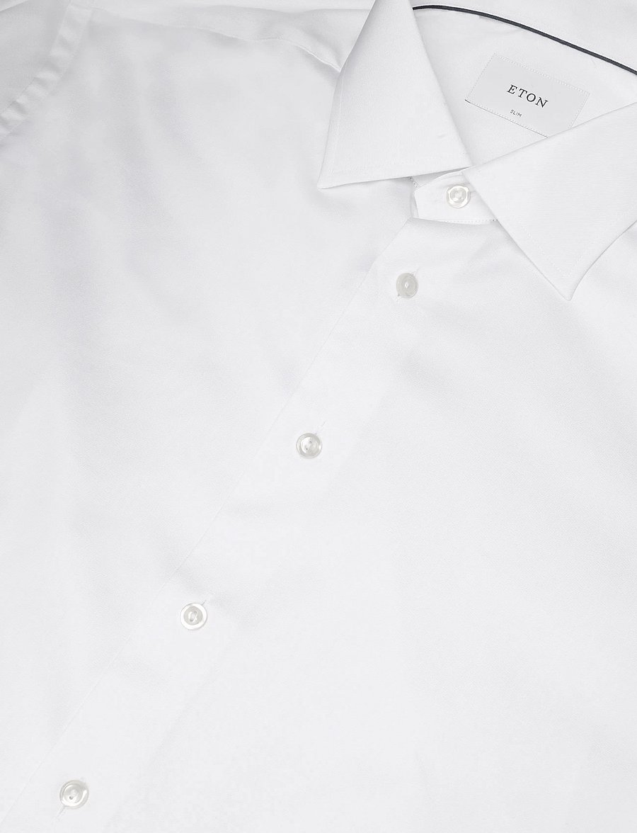 Eton - Eton Signature Twill Shirt - formelle hemden - white - 2