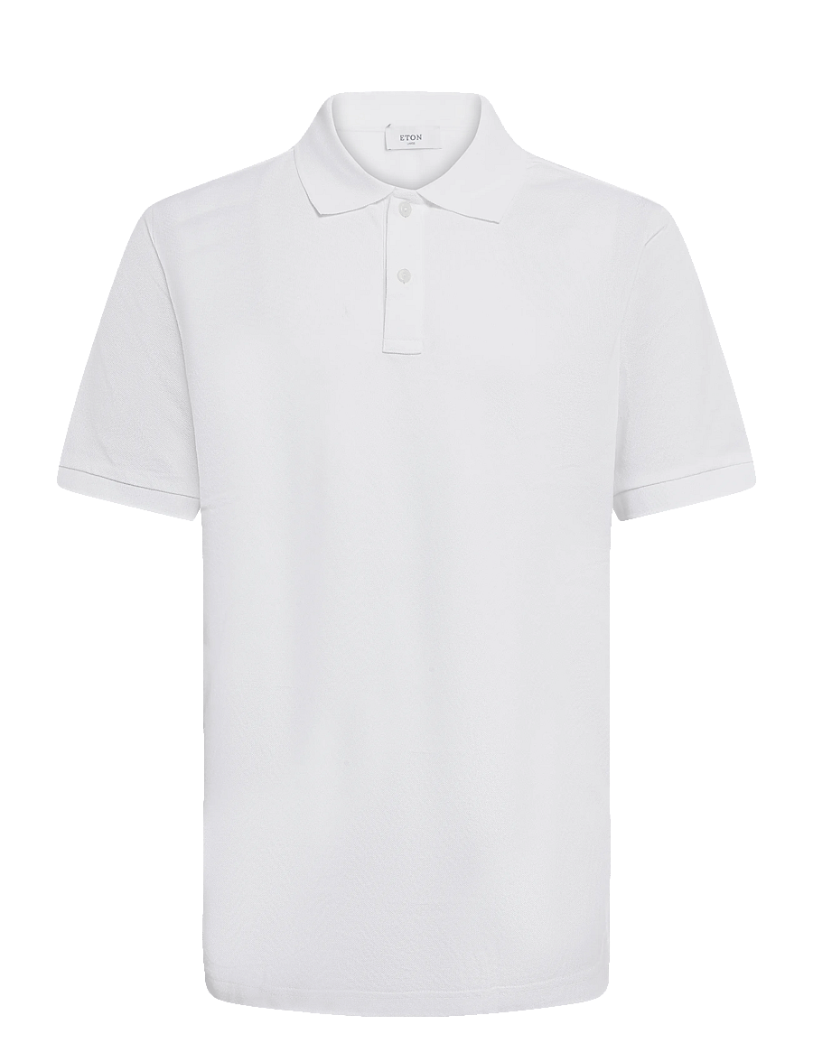 Eton - Eton Polo - short-sleeved polos - white - 0